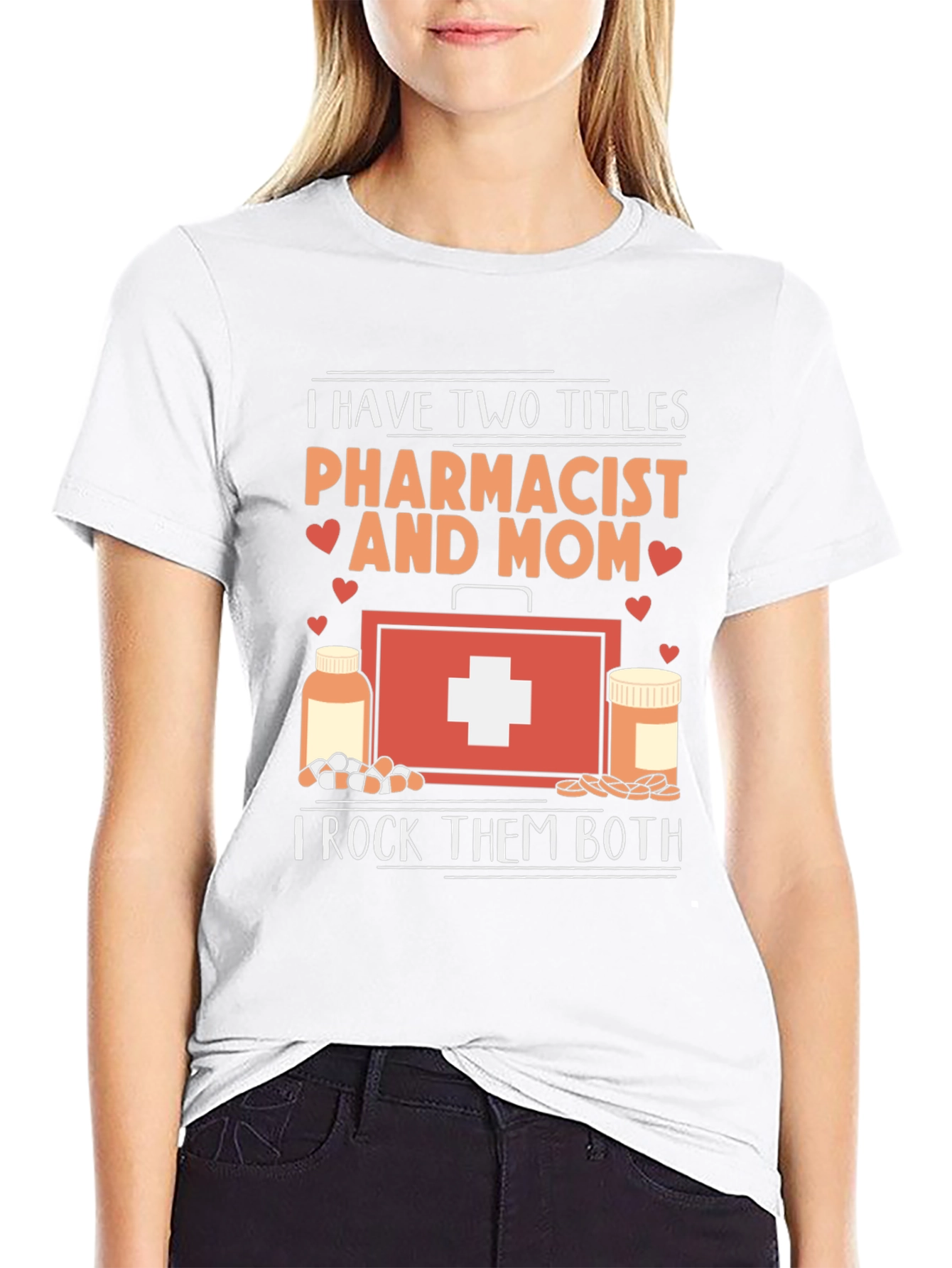 Black Pharmacist Mom T-Shirt - Two Titles, Rocks Them Both! view 9
