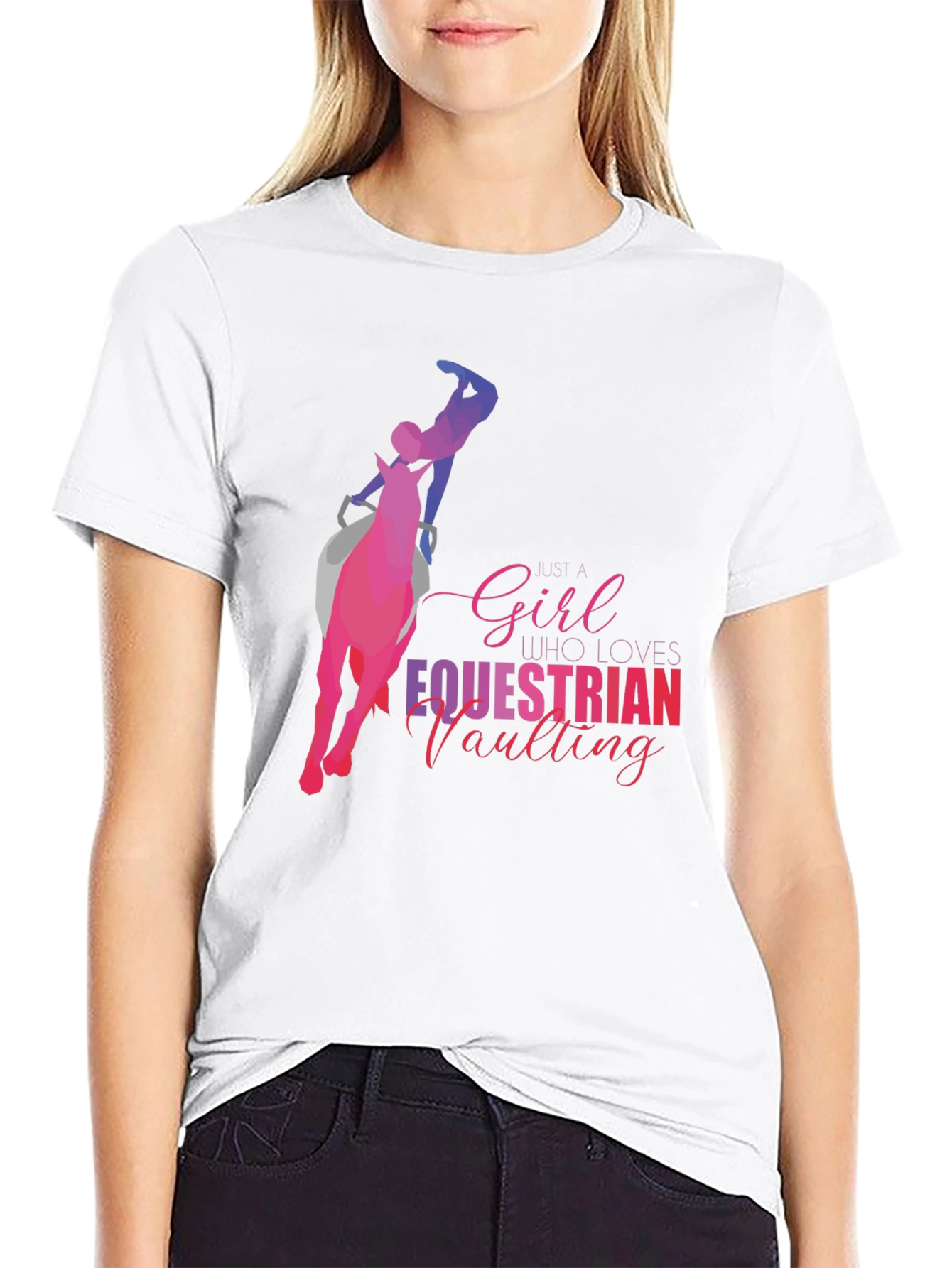 Equestrian Vaulting Graphic T-Shirt - 9