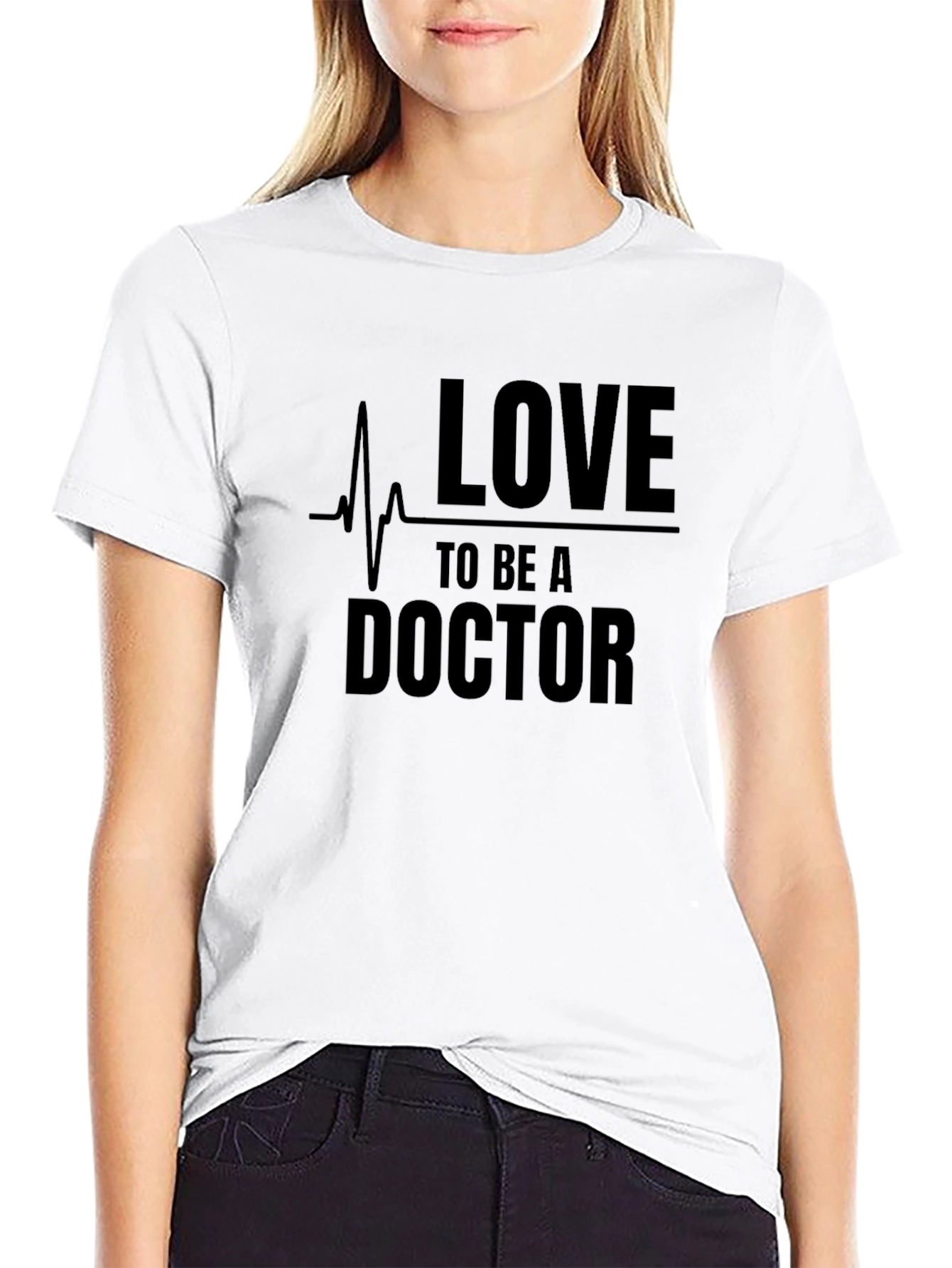 Black Love To Be A Doctor T-Shirt view 9
