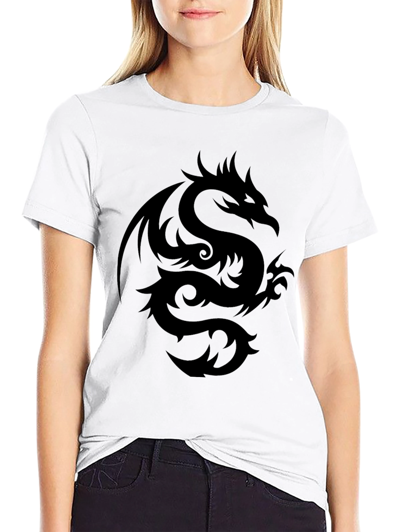 Black Black Dragon Graphic Tee - Men's Short Sleeve Shirt view 9