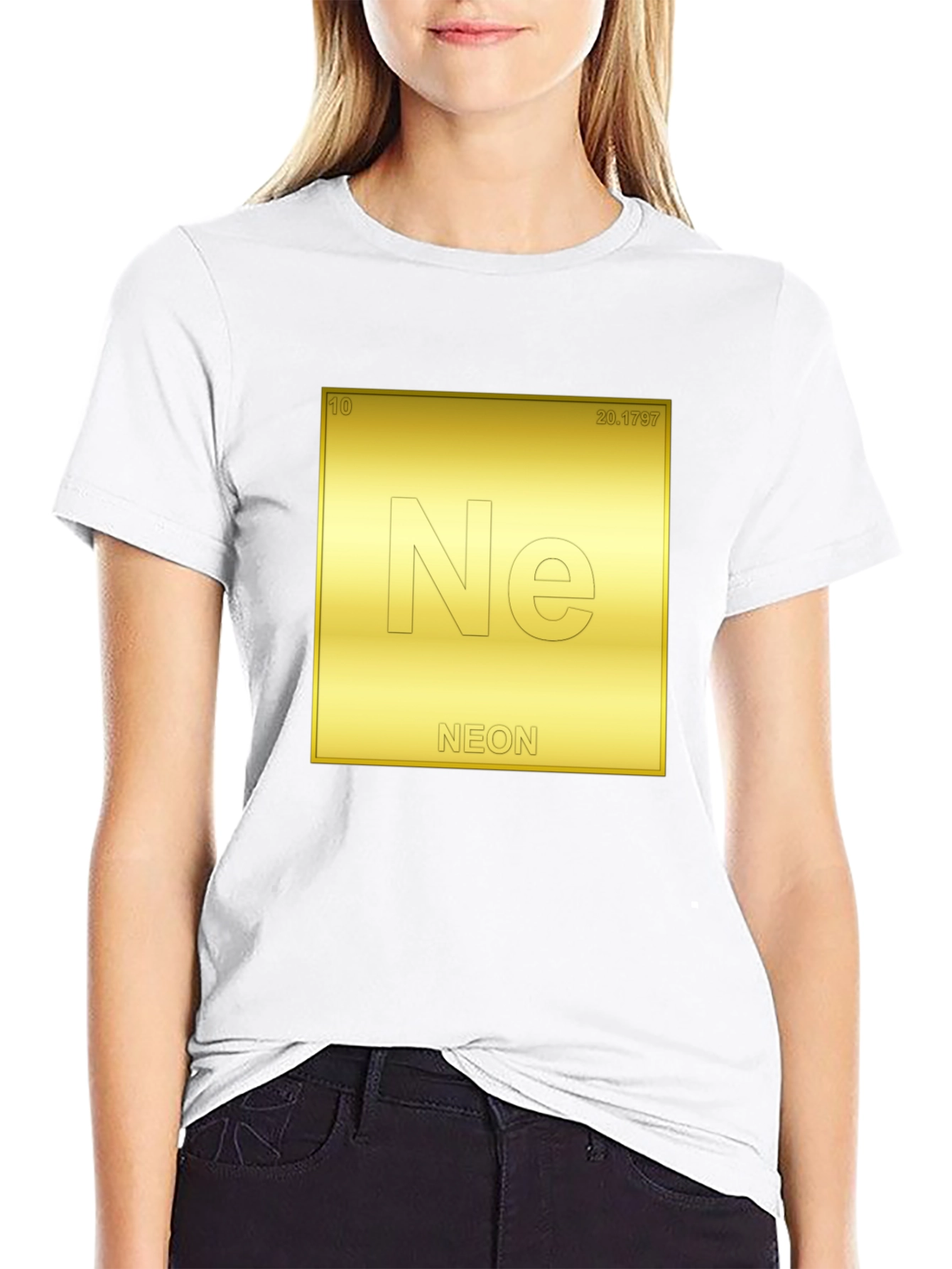 Black Neon Element T-Shirt - Science Tee view 9