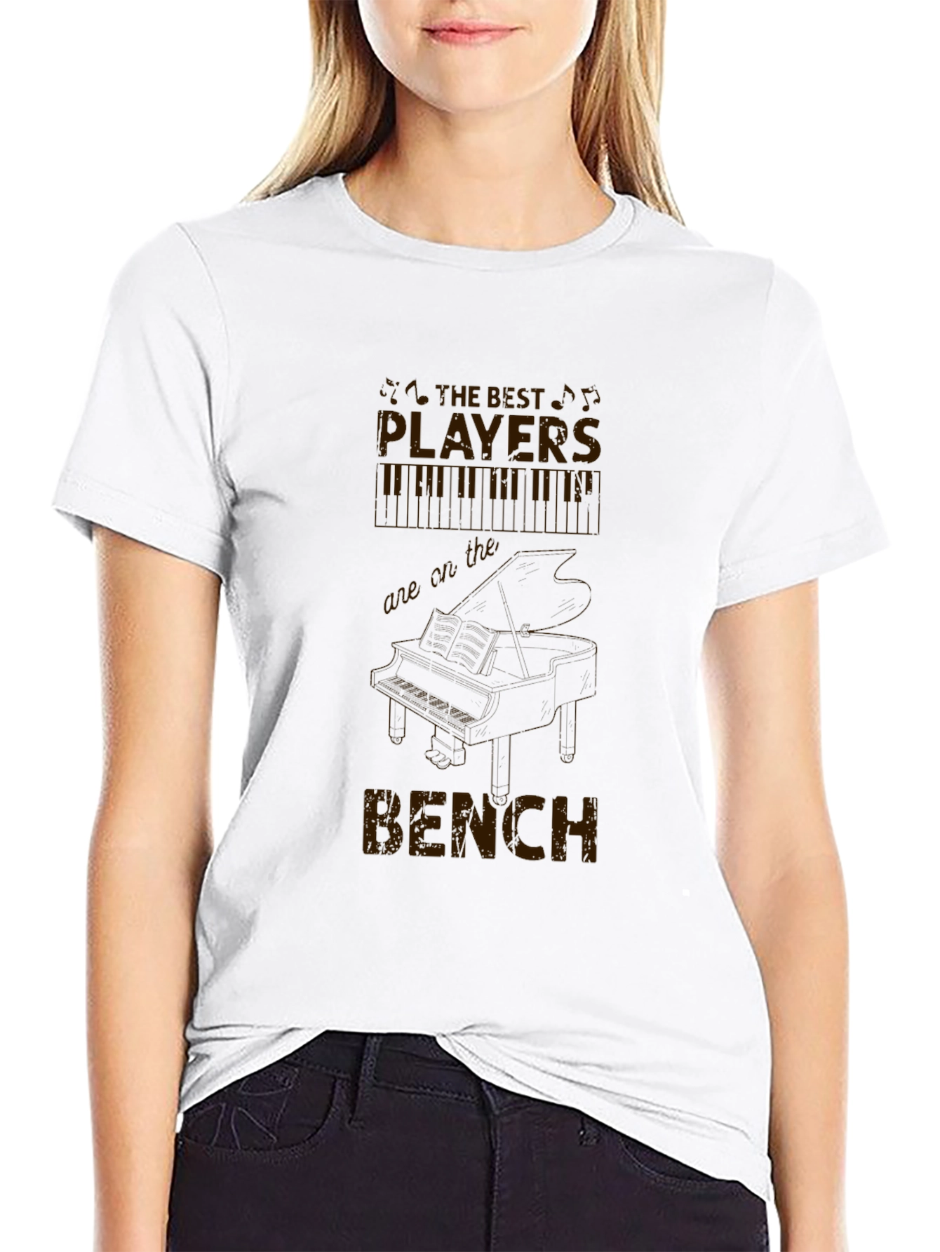 Black The Best Players are on the Bench T-Shirt view 9
