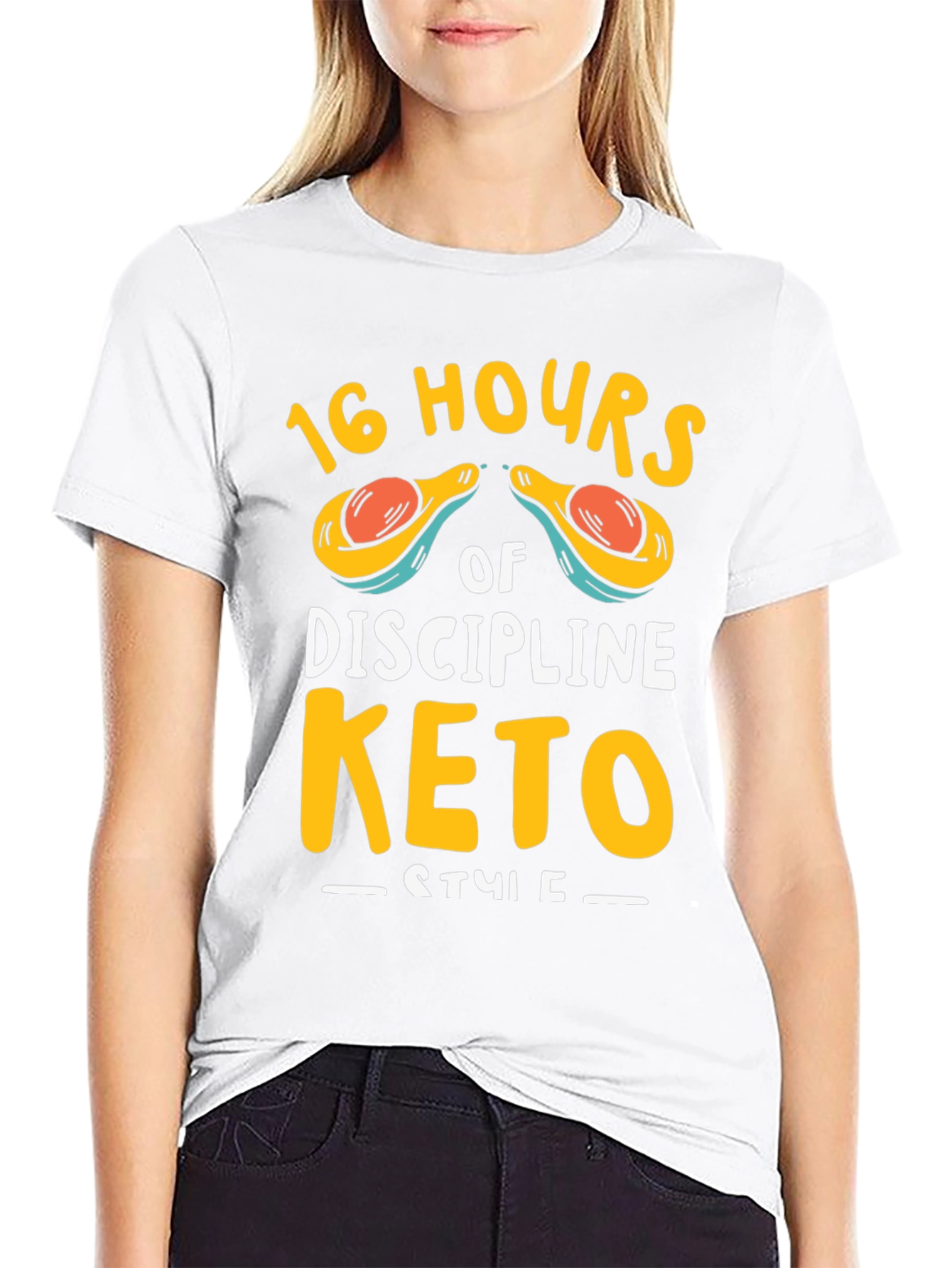 16 Hours of Discipline Keto Style T-Shirt - 9