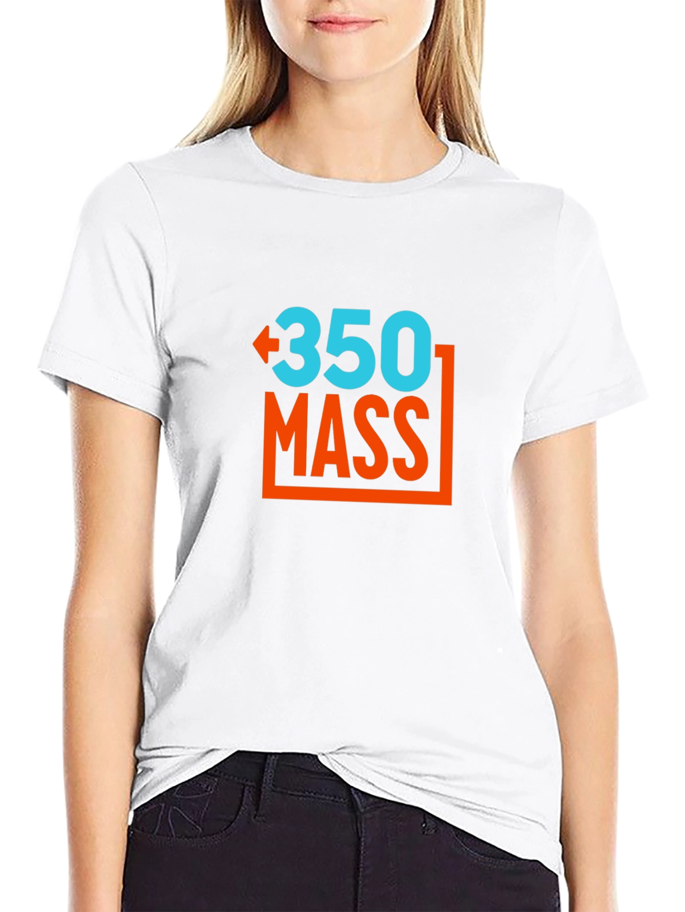 Black 350 Mass T-Shirt - Cool Graphic Tee view 9