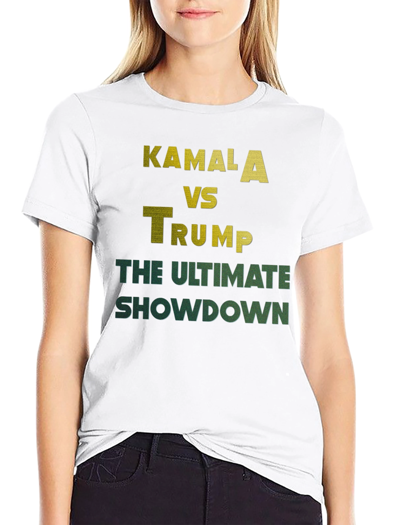 Black Kamala vs Trump T-Shirt: The Ultimate Showdown Tee view 9