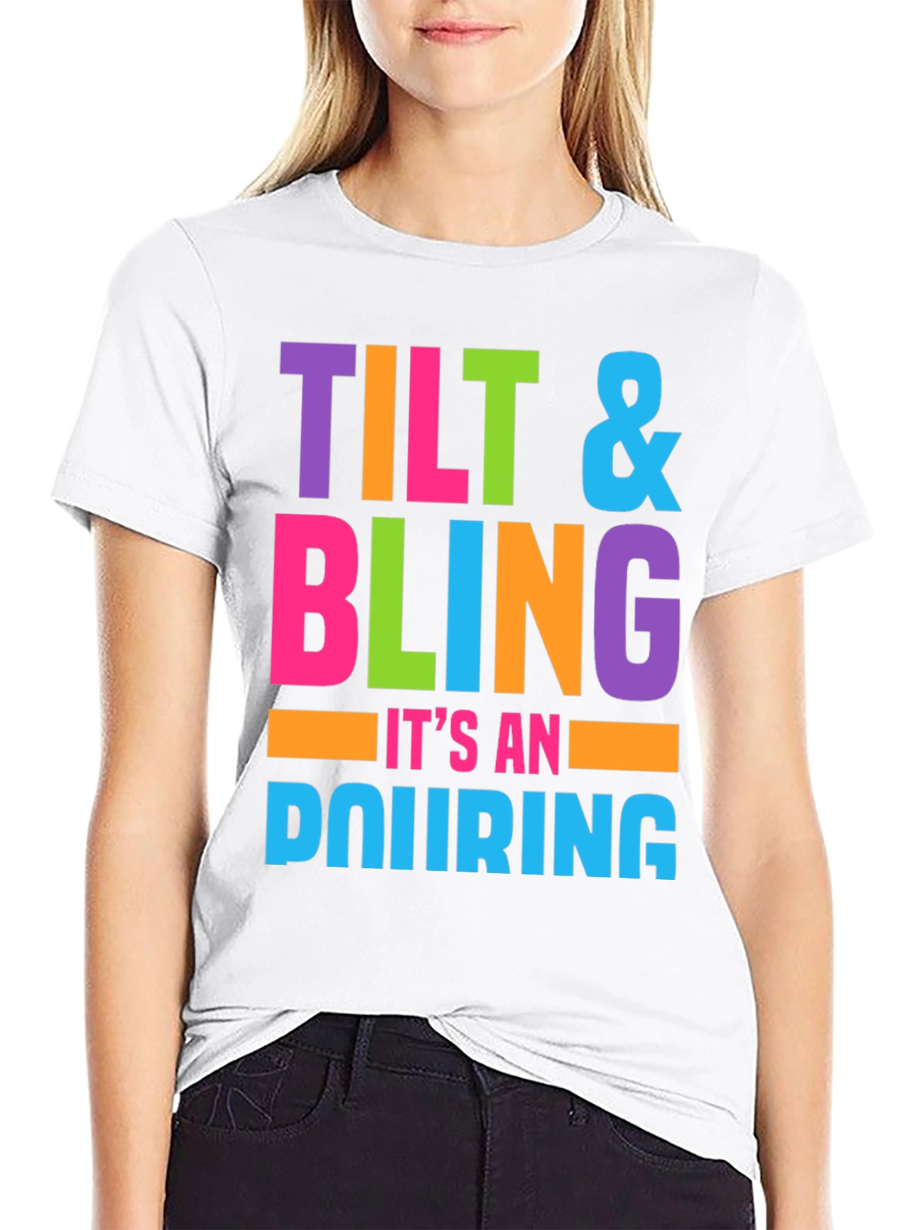 Tilt & Bling Graphic T-Shirt - 9