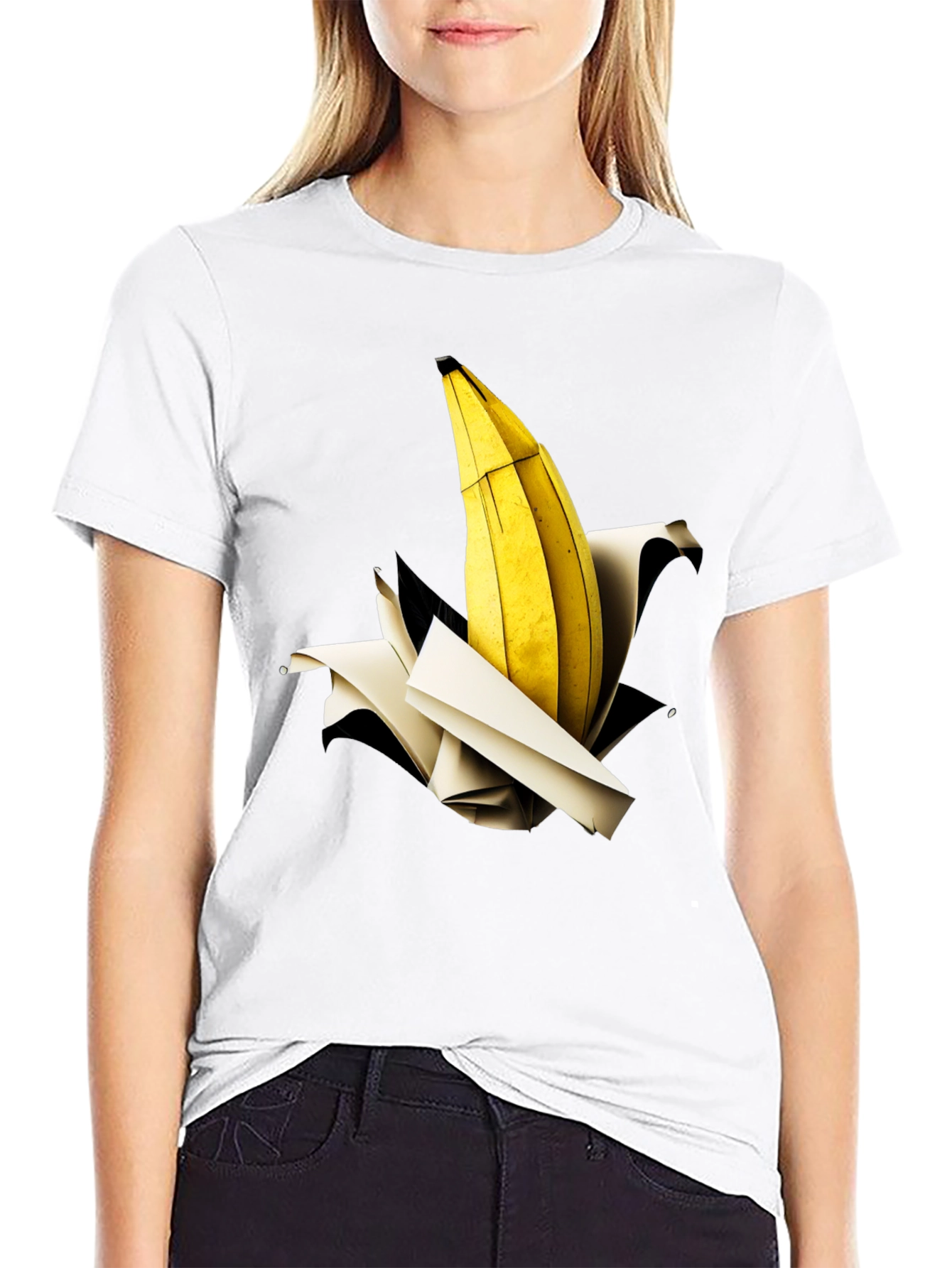 Black Banana Explosion Graphic Tee - Unique Print view 9