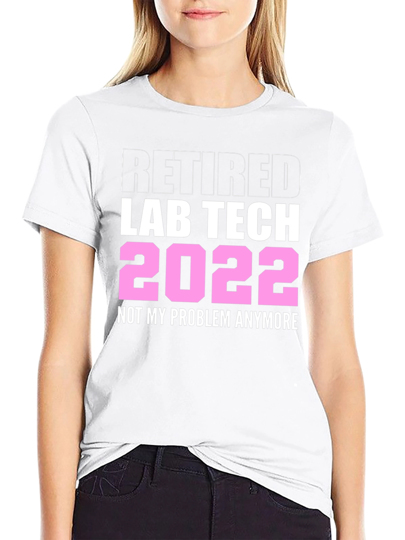 Black Retired Lab Tech 2022 T-Shirt view 9