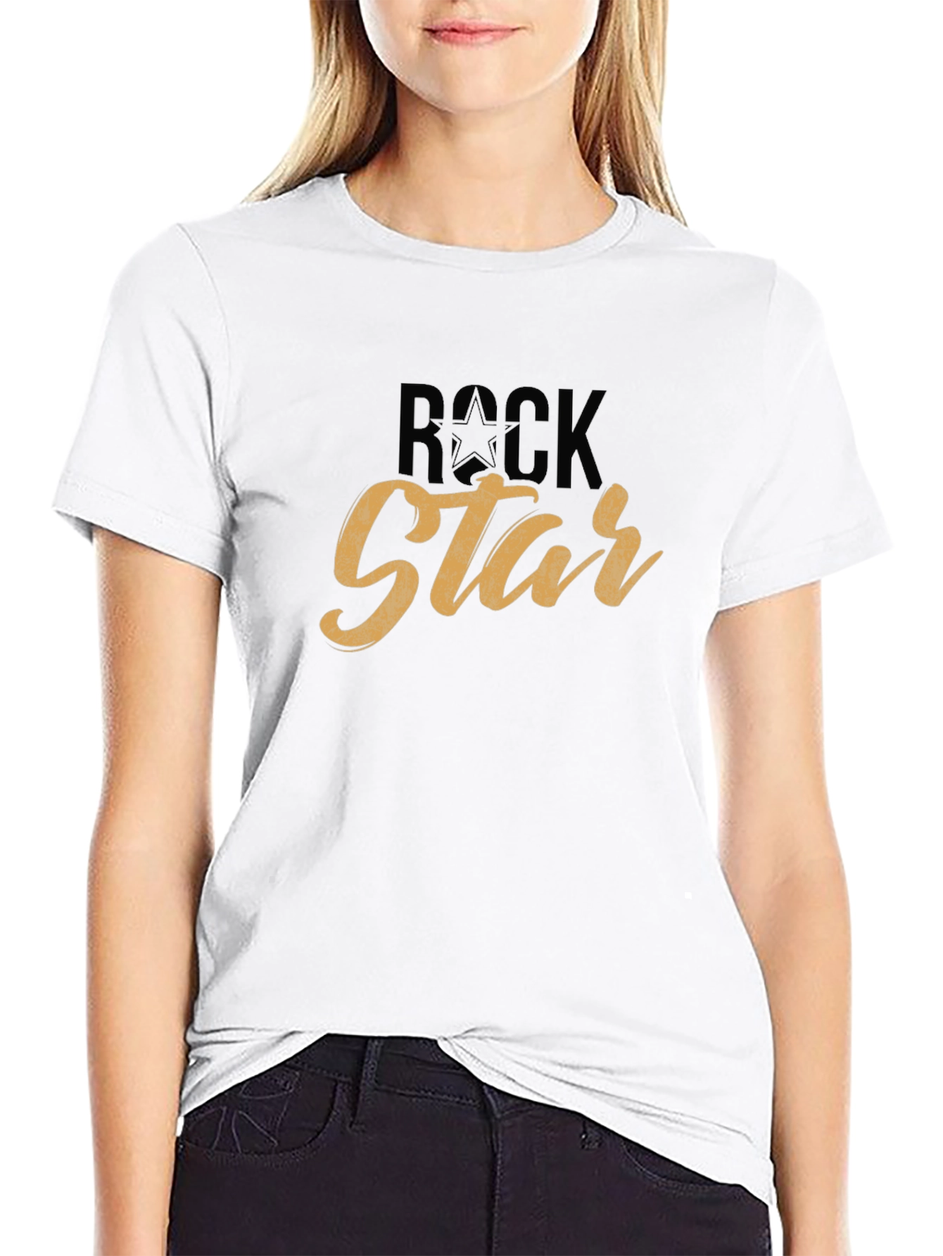 Black Rock Star Graphic T-Shirt view 9