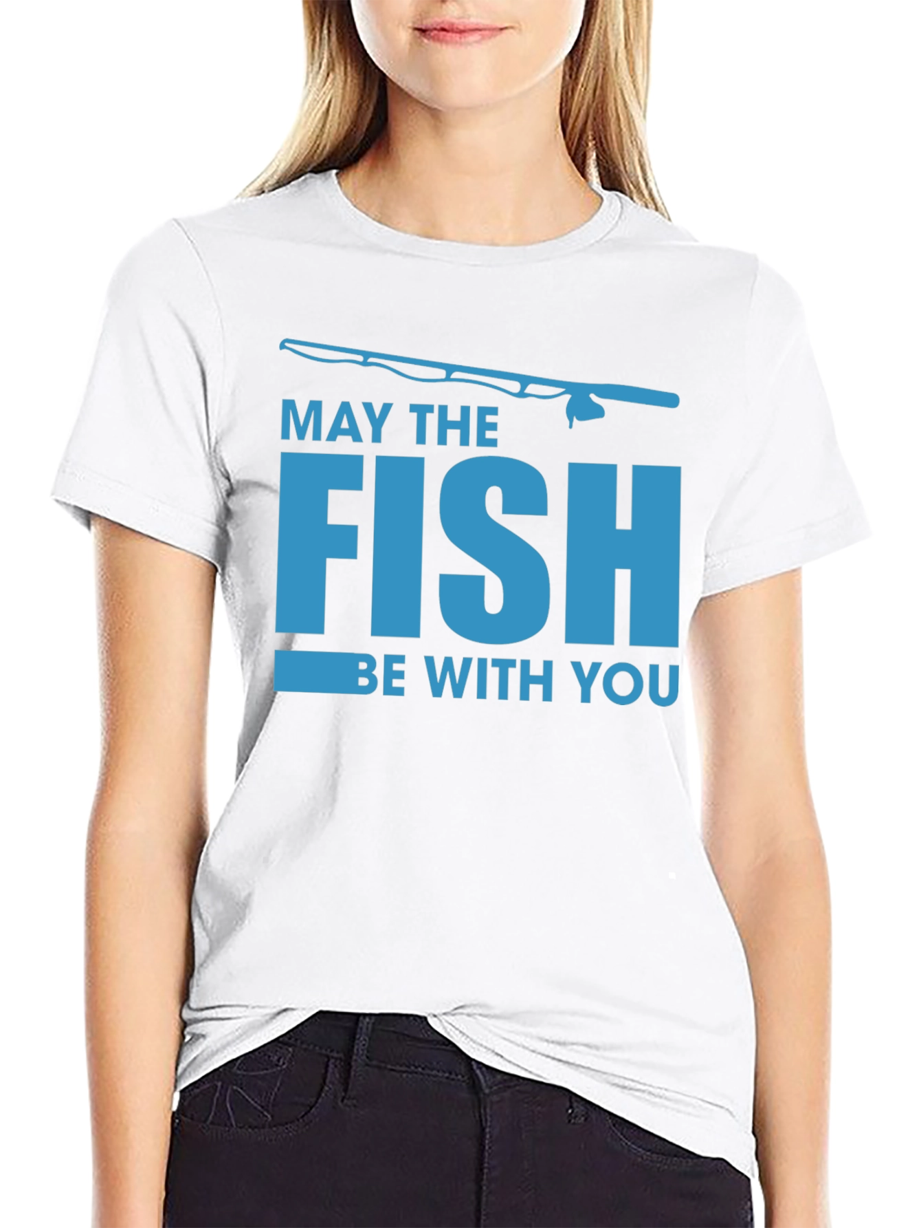 Black May The Fish Be With You Black T-Shirt view 9