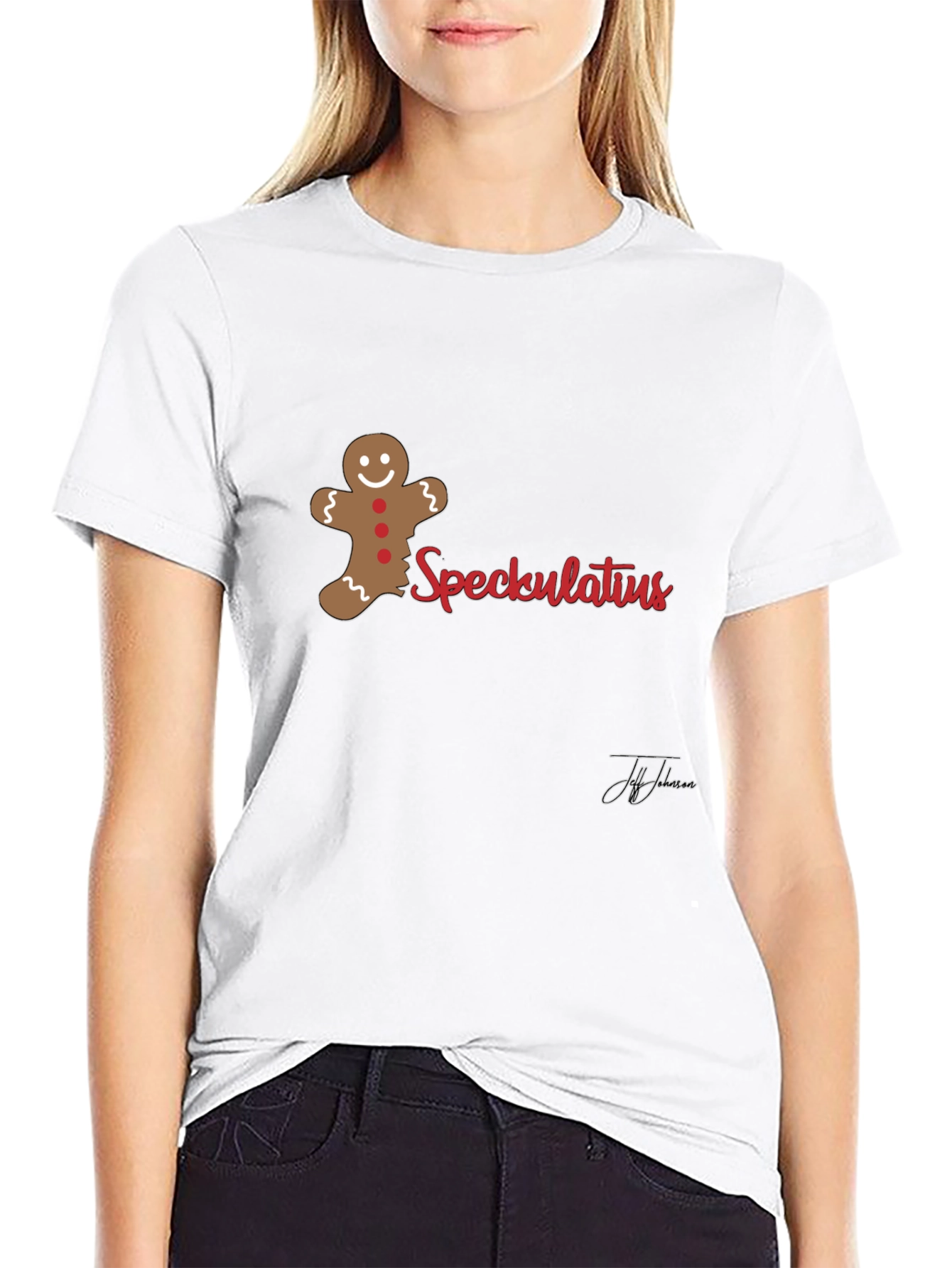 Spekulatius Gingerbread Men Black T-Shirt - 9