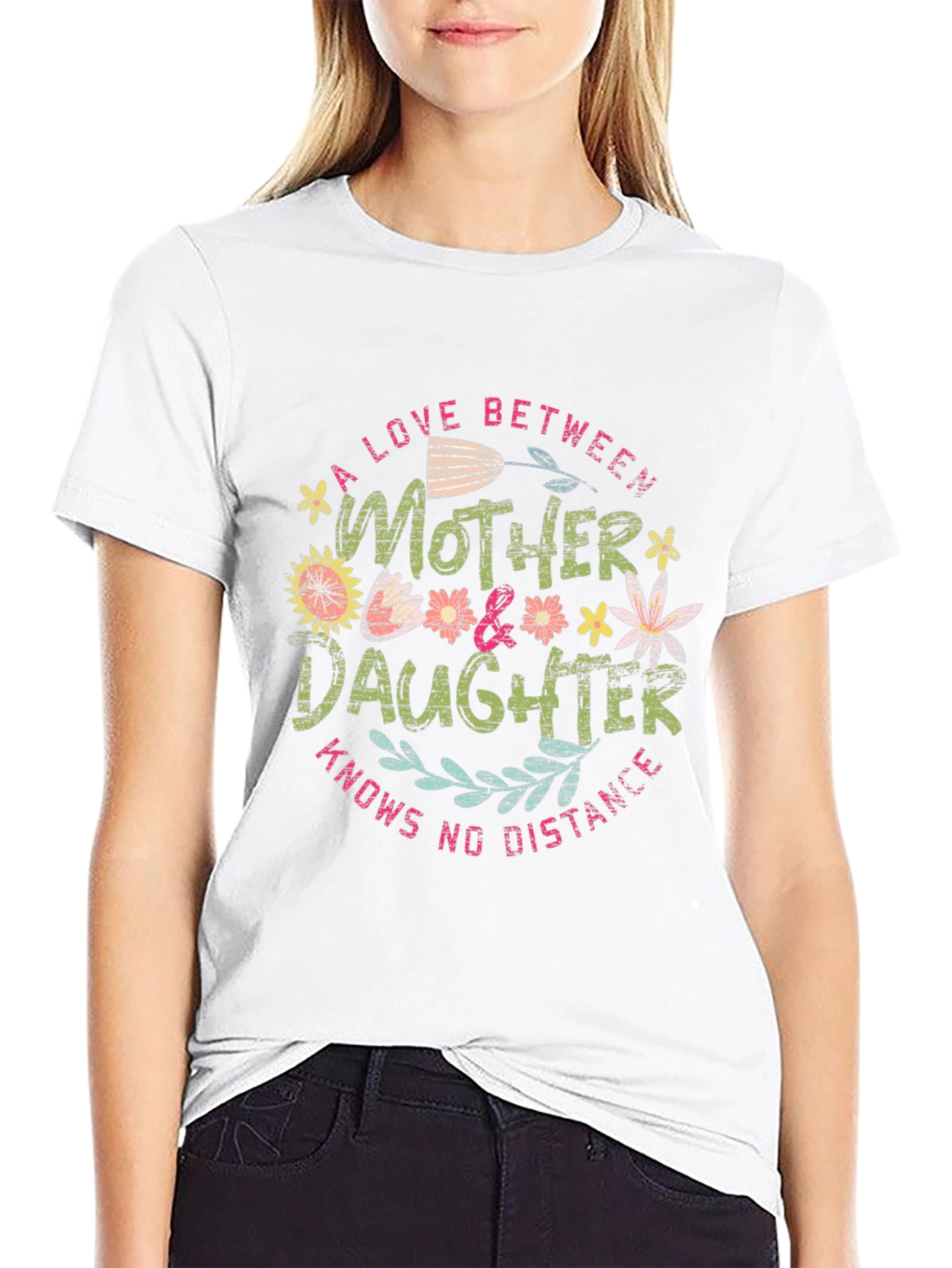 Black Mother & Daughter Love Graphic Tee view 9