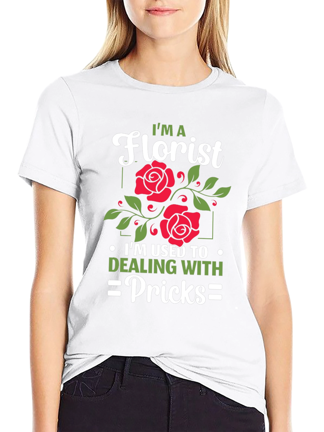 Black Florist Humor Graphic T-Shirt view 9