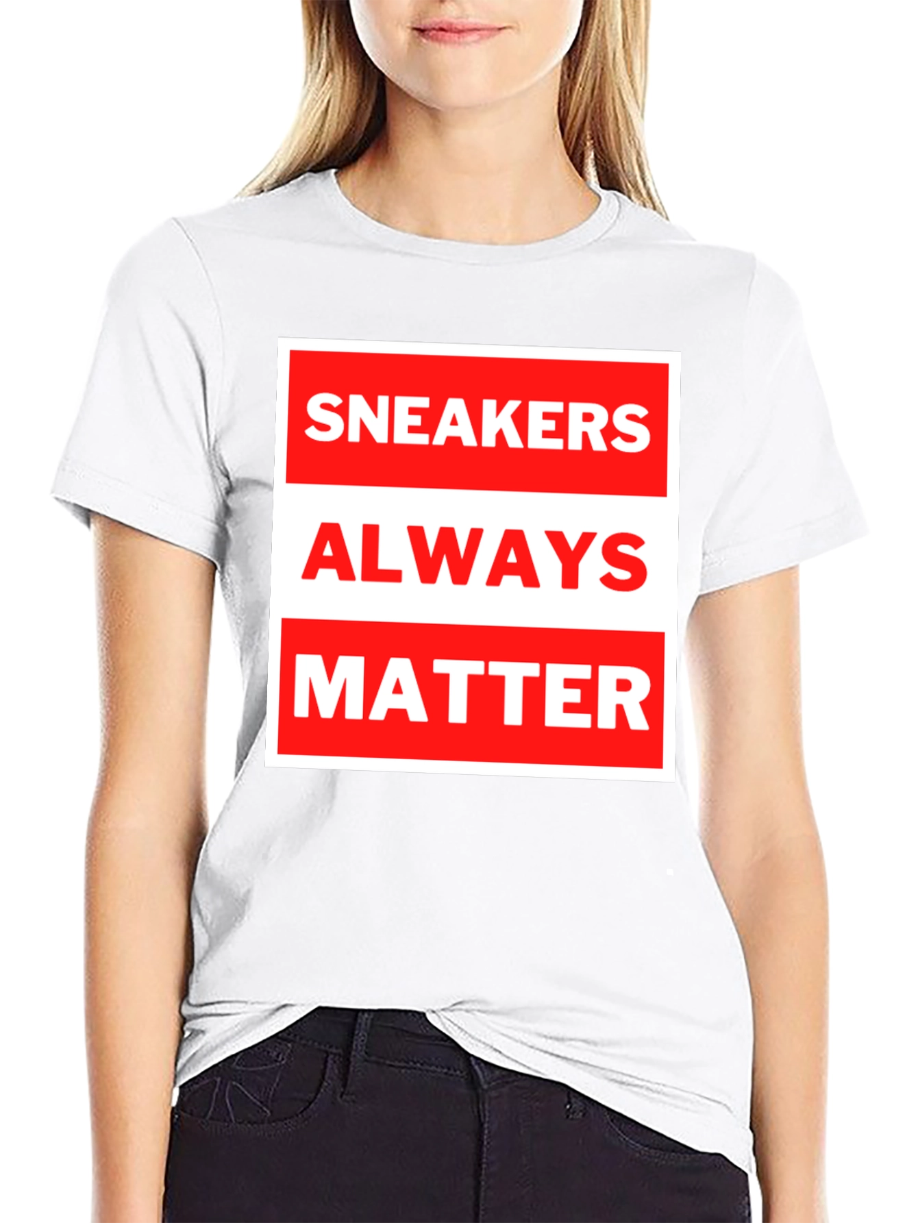 Black Sneakers Always Matter Graphic Tee - Black view 9