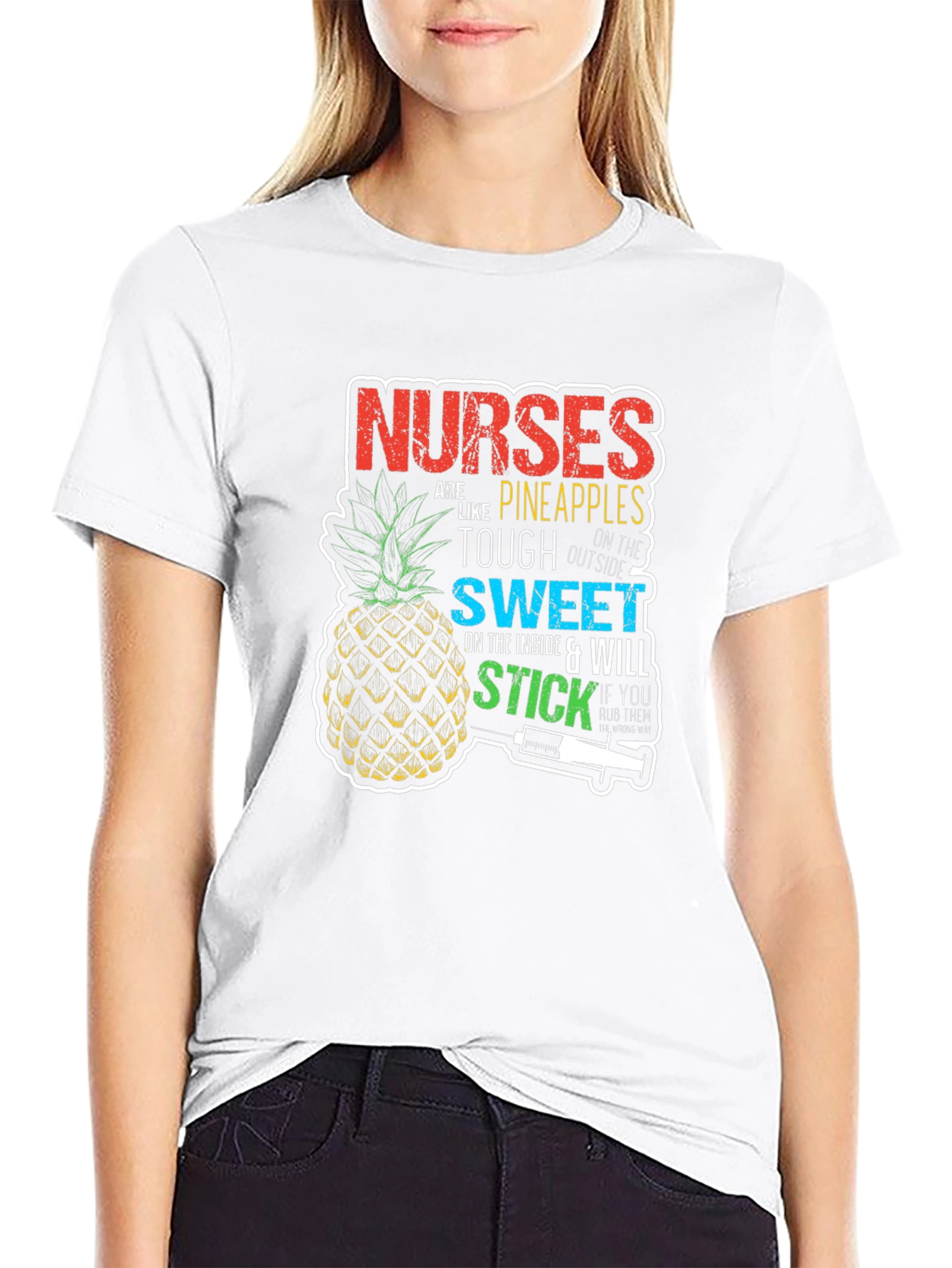 Black Nurses are Like Pineapples T-Shirt view 9