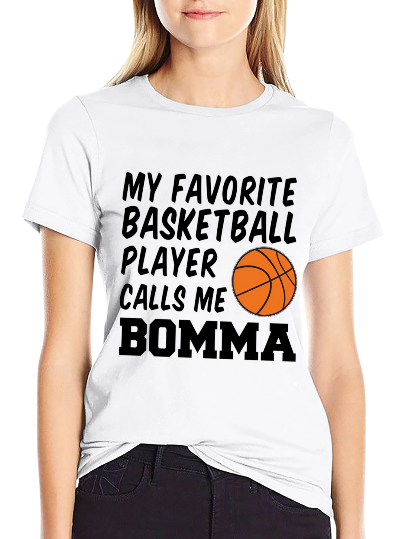 Black Basketball Bomma T-Shirt view 9