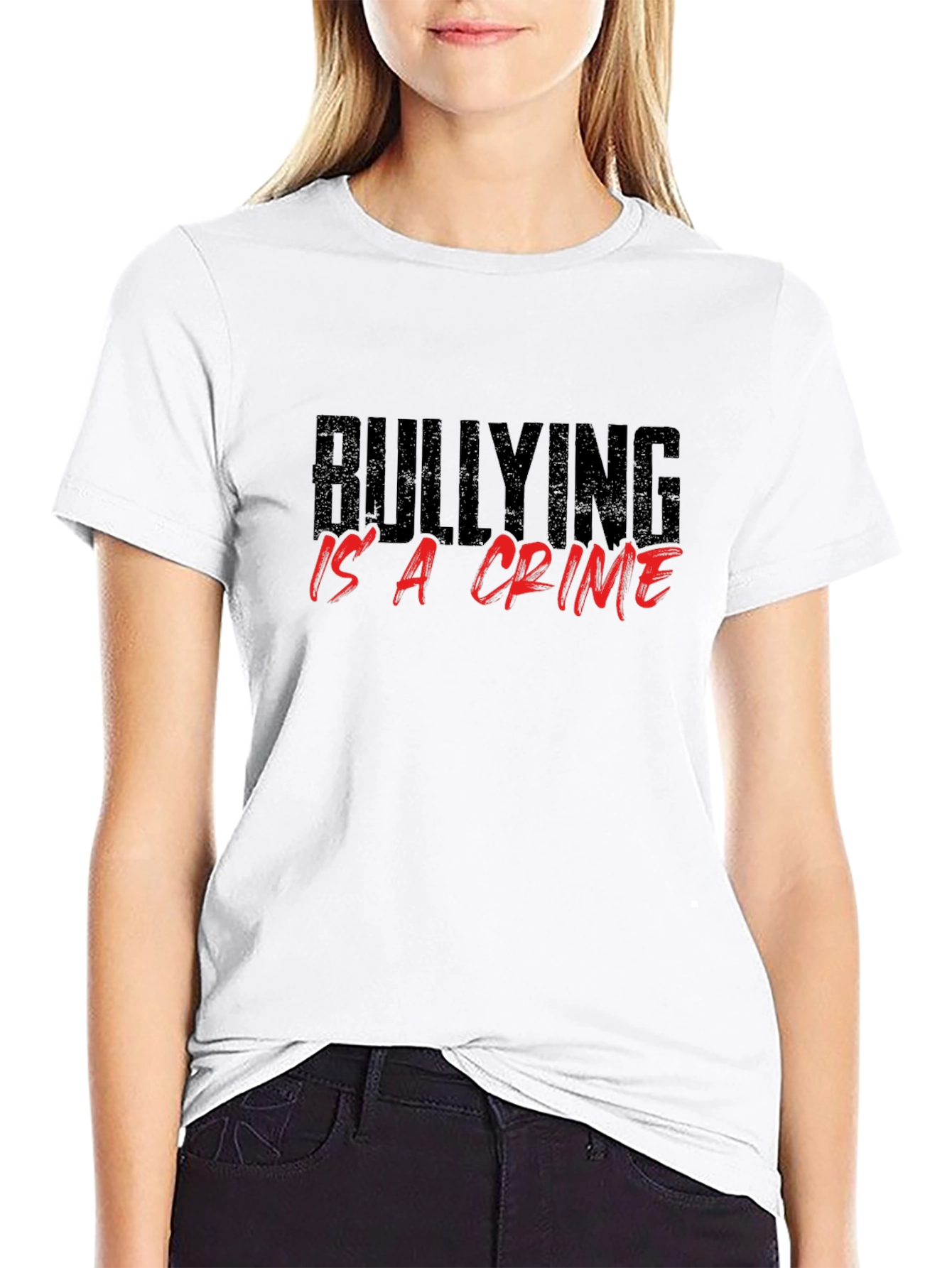 Black Bullying Is a Crime Black T-Shirt view 9
