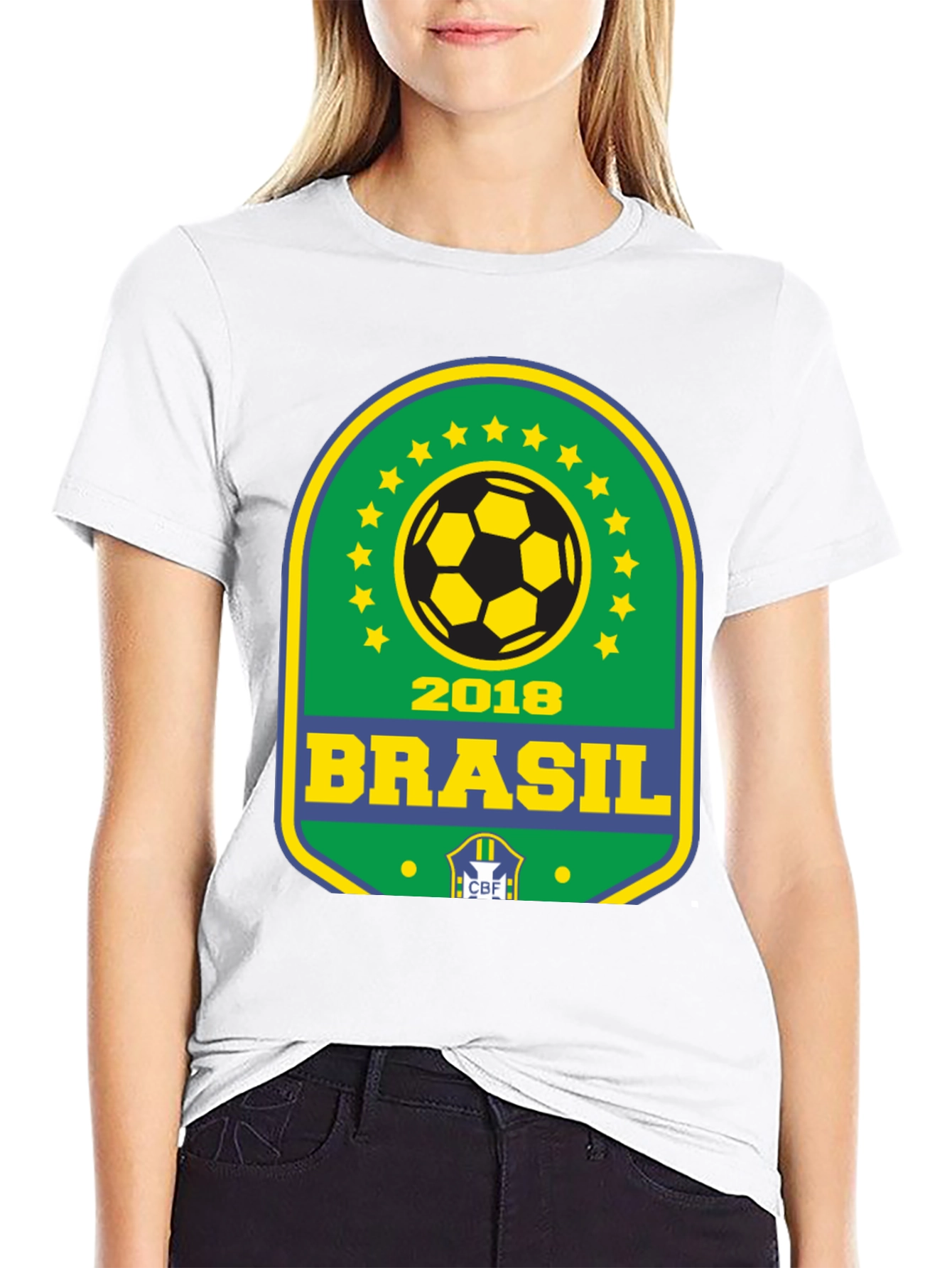 Black Brazil 2018 Soccer T-Shirt view 9