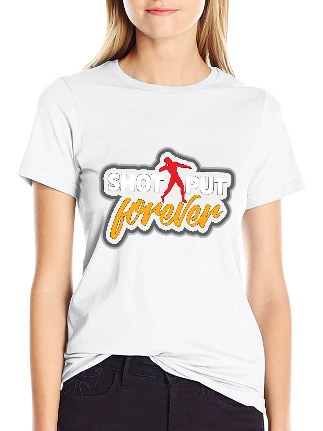 Black Shot Put Forever T-Shirt Black view 9