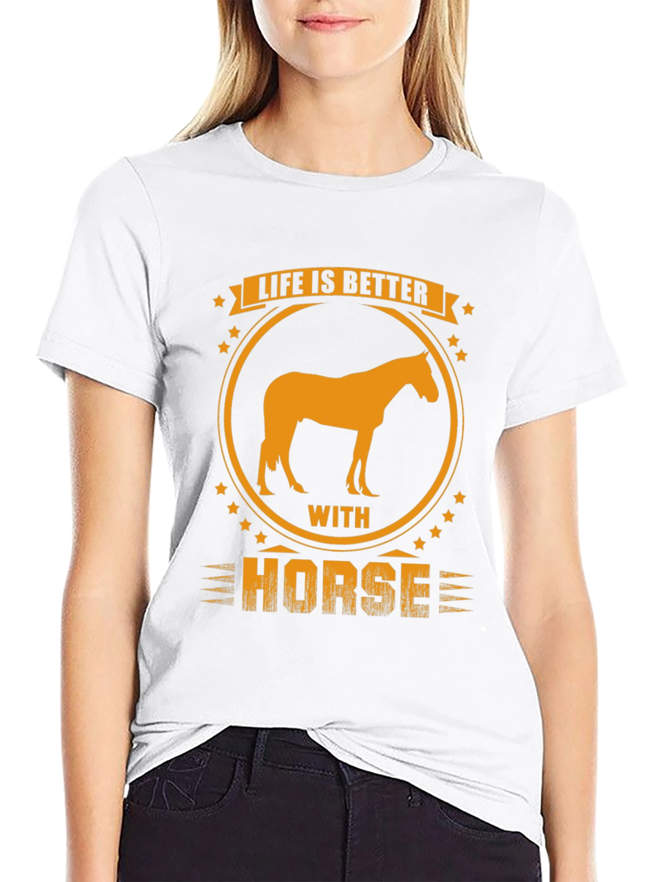 Black Life is Better with a Horse T-Shirt view 9