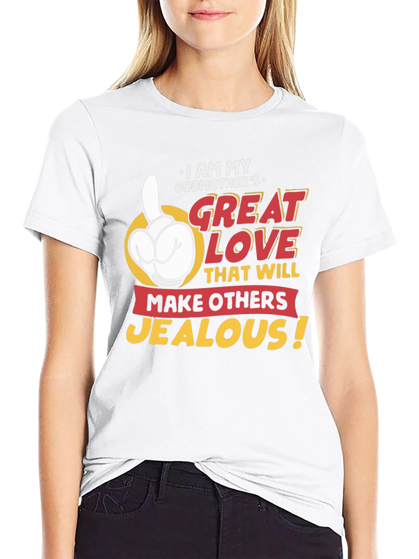 Black Godmother's Great Love T-Shirt - Makes Others Jealous! view 9