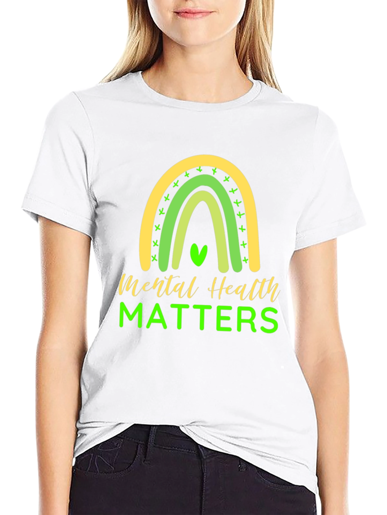 Black Mental Health Matters T-Shirt view 9