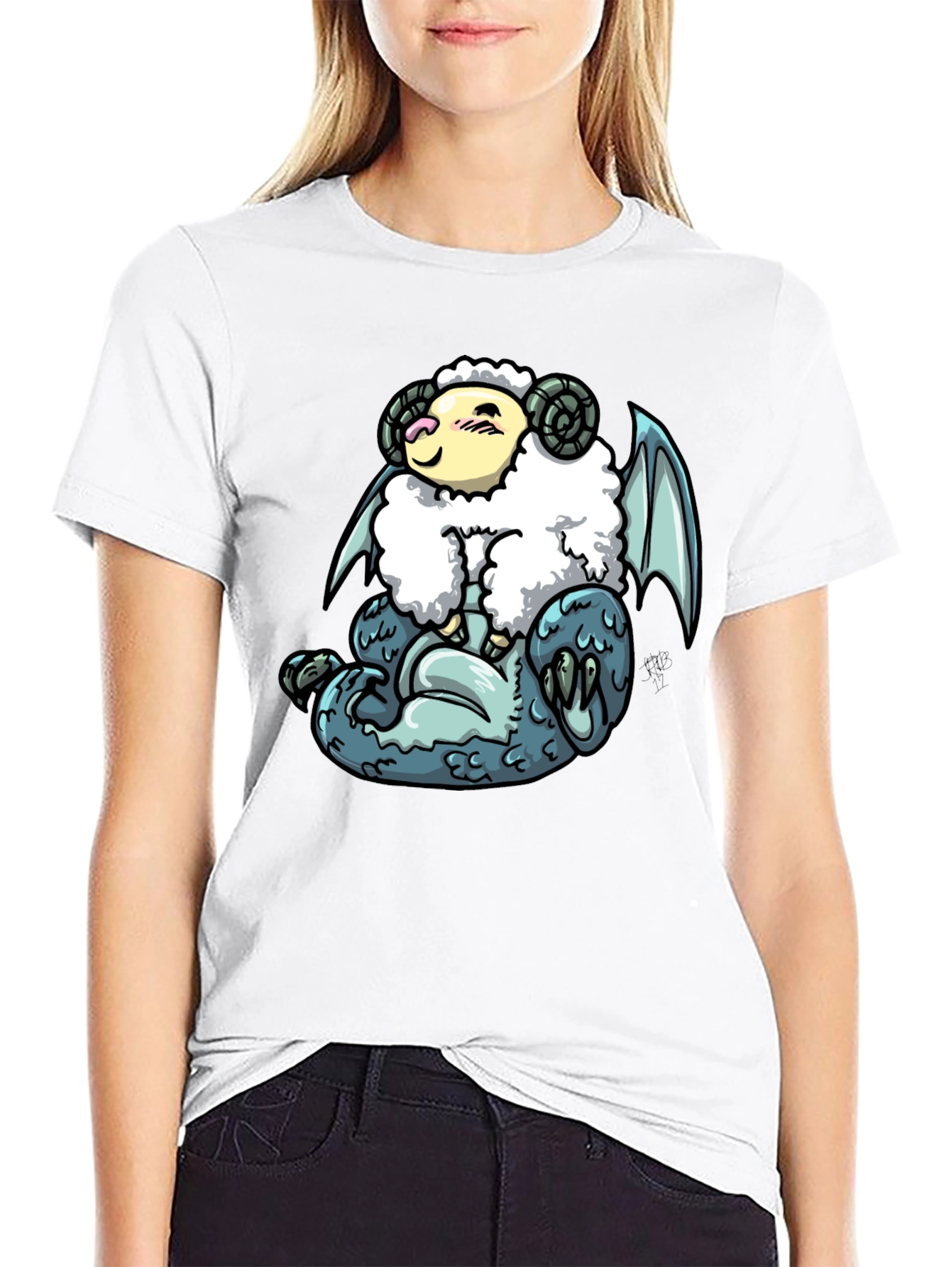 Black Sheep Dragon Graphic Tee view 9