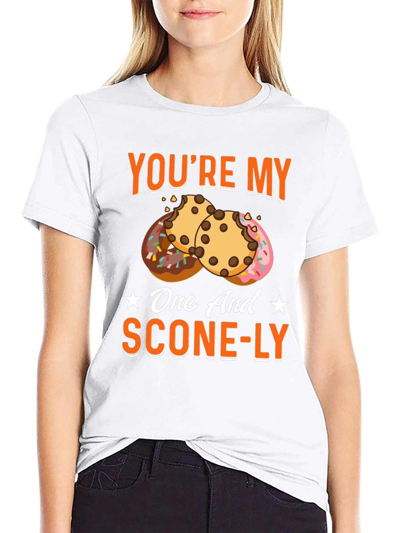 Black You're My One and Scone-ly T-Shirt view 9