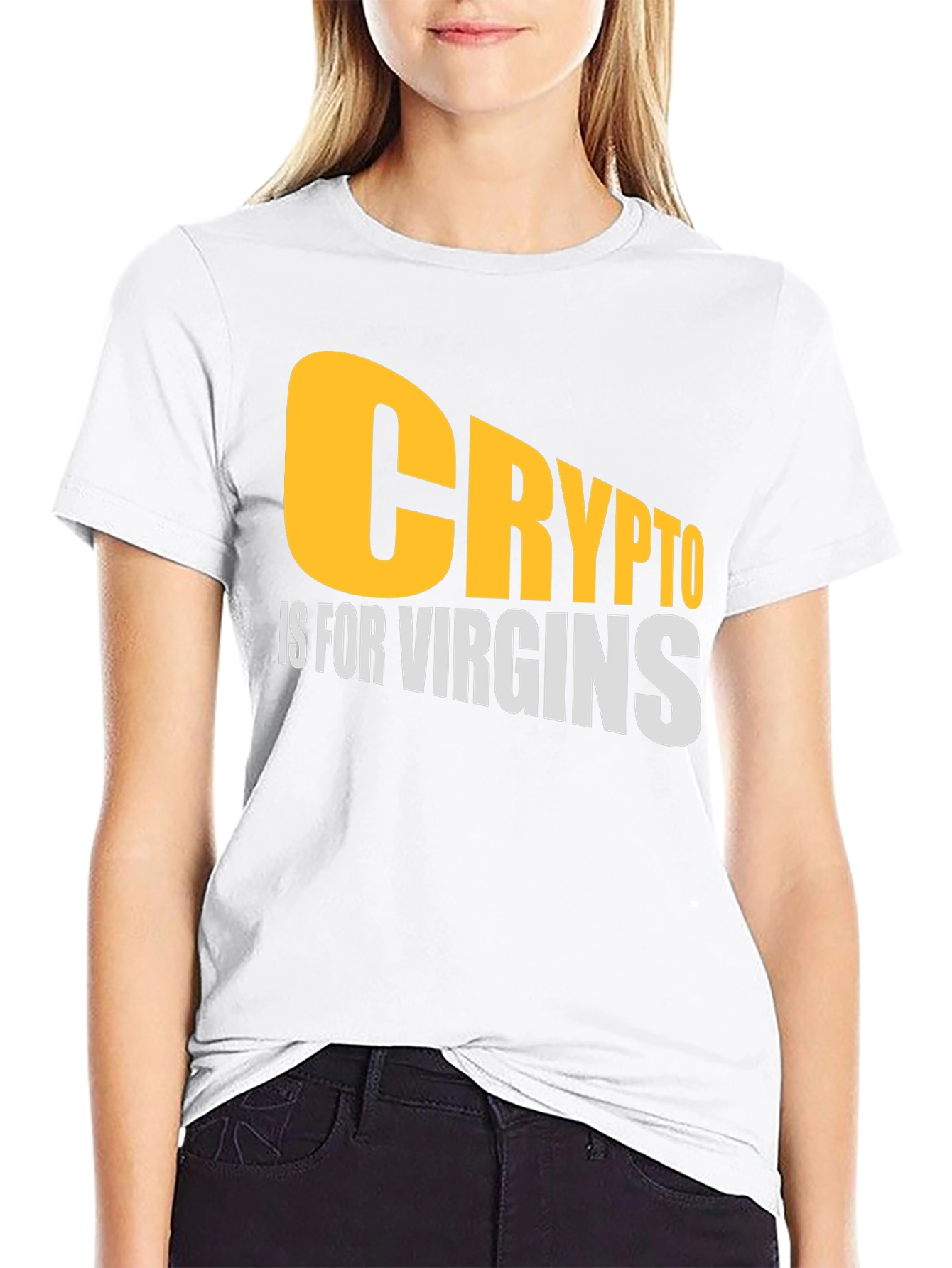 Black Crypto is for Virgins Graphic T-Shirt view 9