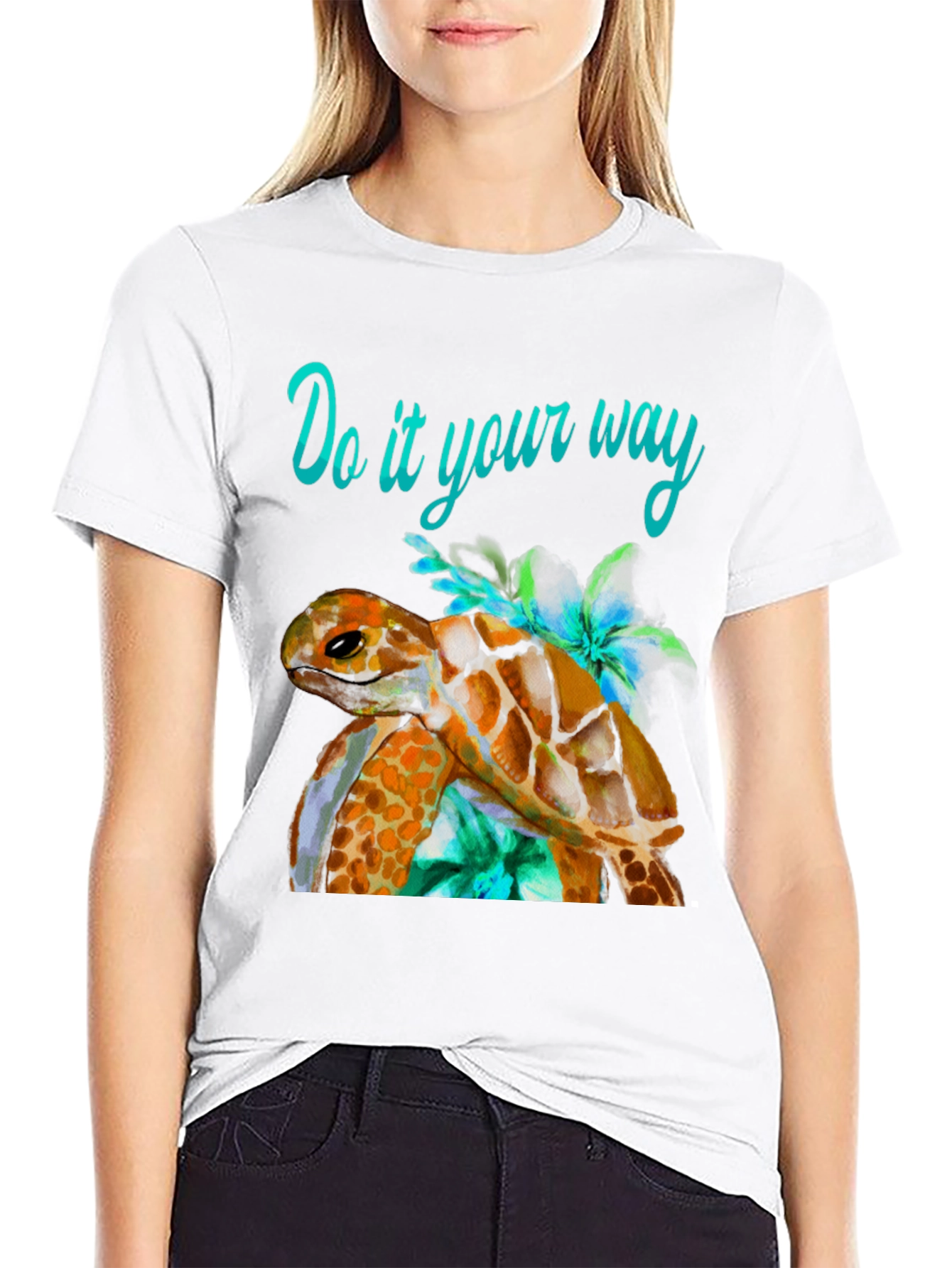 Black Turtle Graphic Tee - Do It Your Way view 9