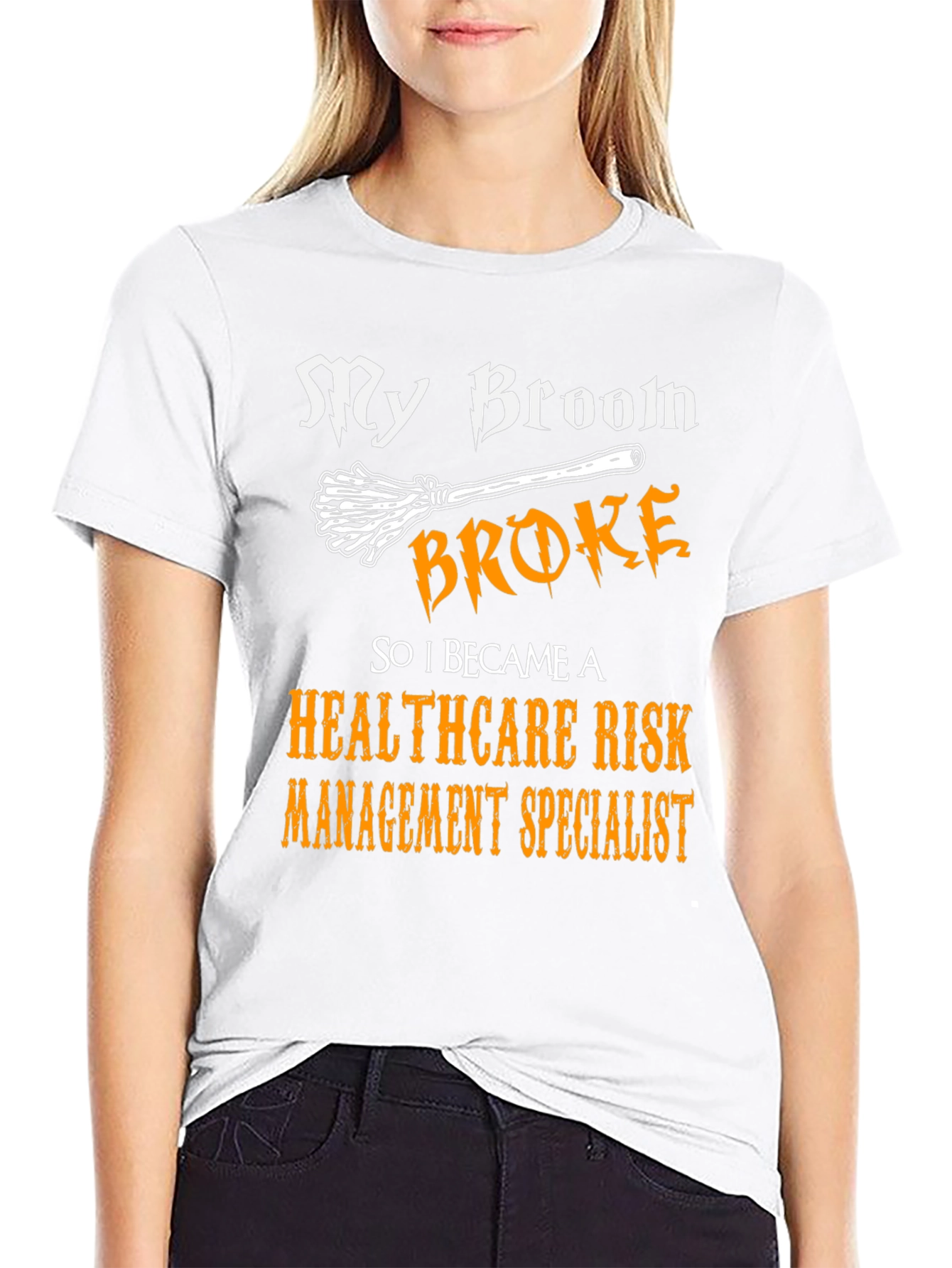 Black Healthcare Risk Specialist T-Shirt view 9