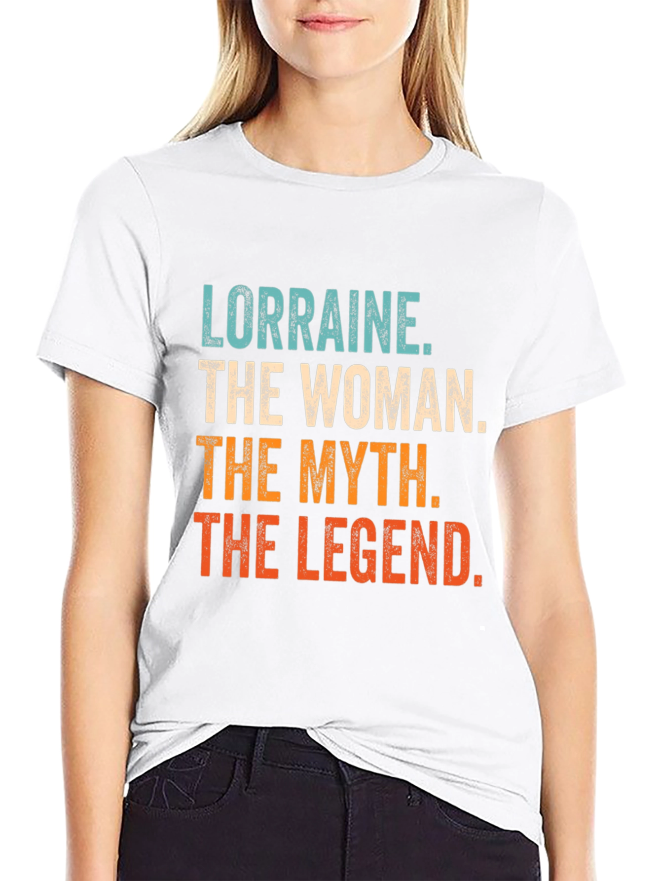 Black Lorraine: The Woman, The Myth, The Legend T-Shirt view 9