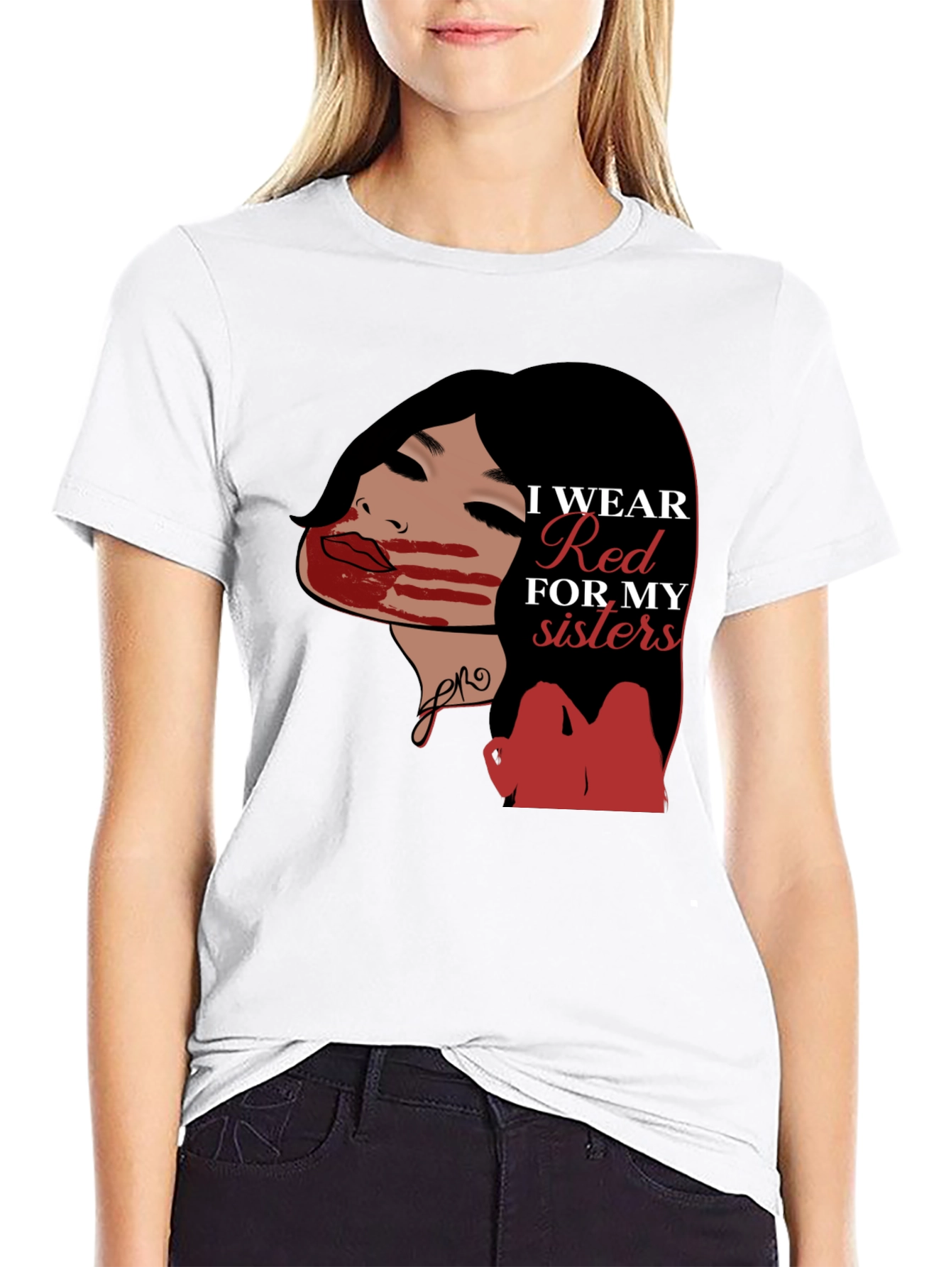 I Wear Red For My Sisters T-Shirt - 9