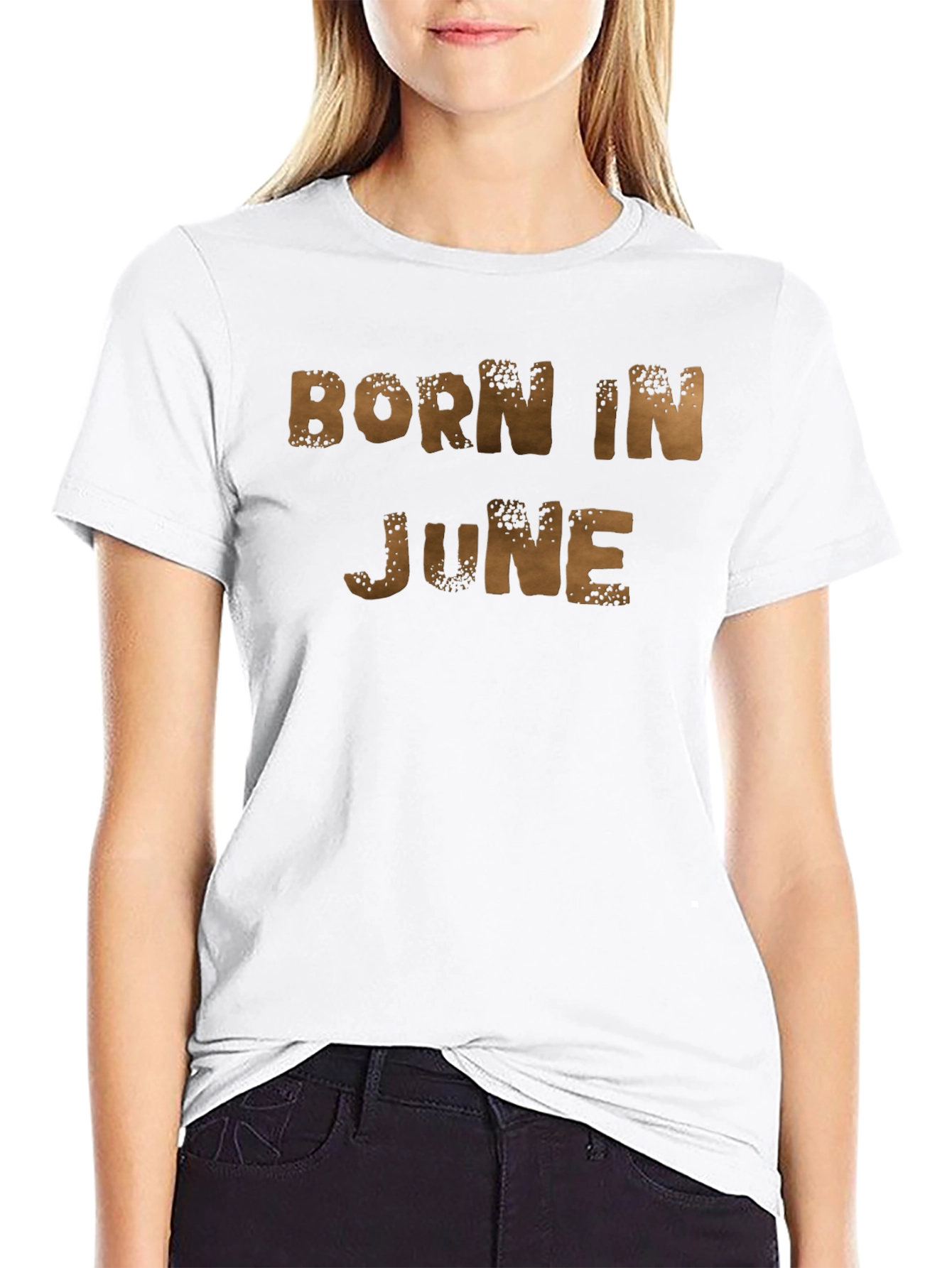 Black Born in June T-Shirt | Unique Birthday Gift view 9