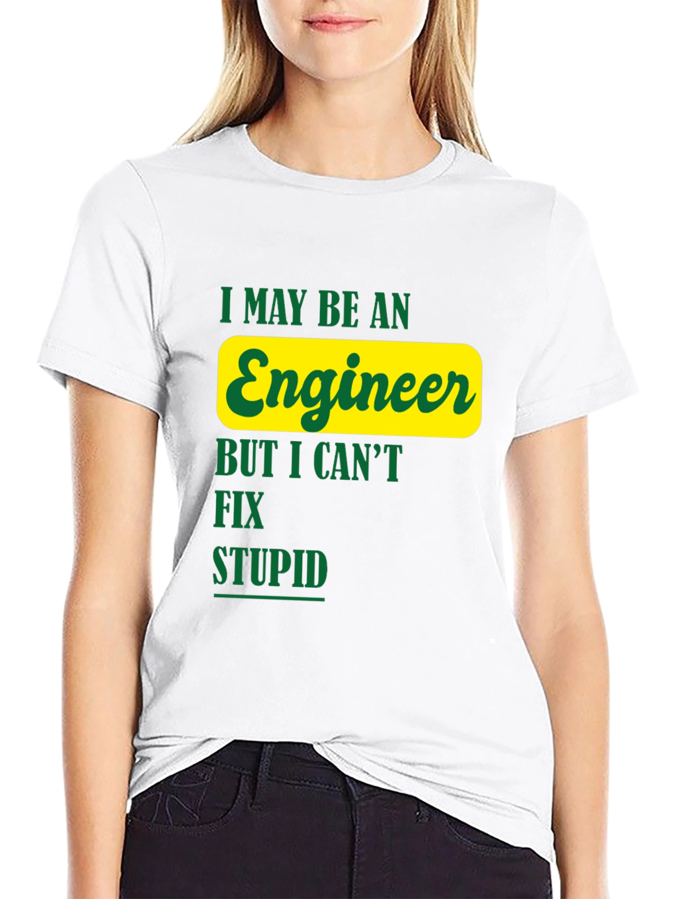 Black Engineer Humor Graphic T-Shirt - Funny & Casual Black Tee view 9