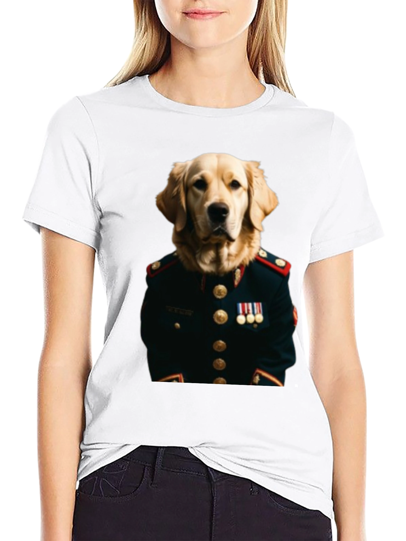 Black Dog General Graphic Tee - Unique Animal Lover Shirt view 9