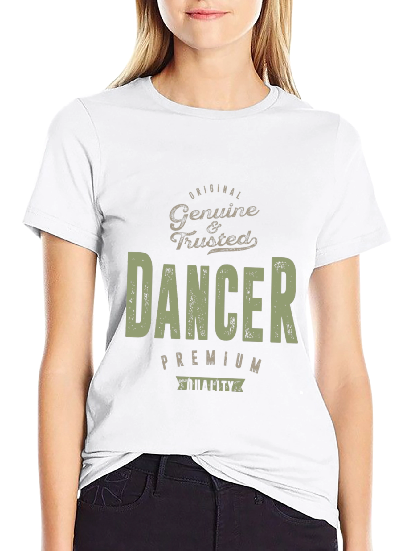 Black Original Dancer Premium Quality Black T-Shirt view 9