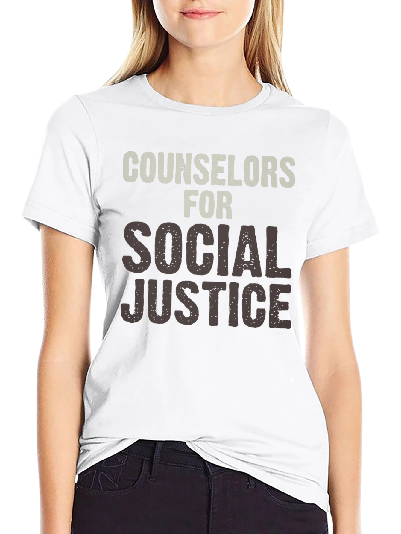 Black Counselors for Social Justice Black T-Shirt view 9