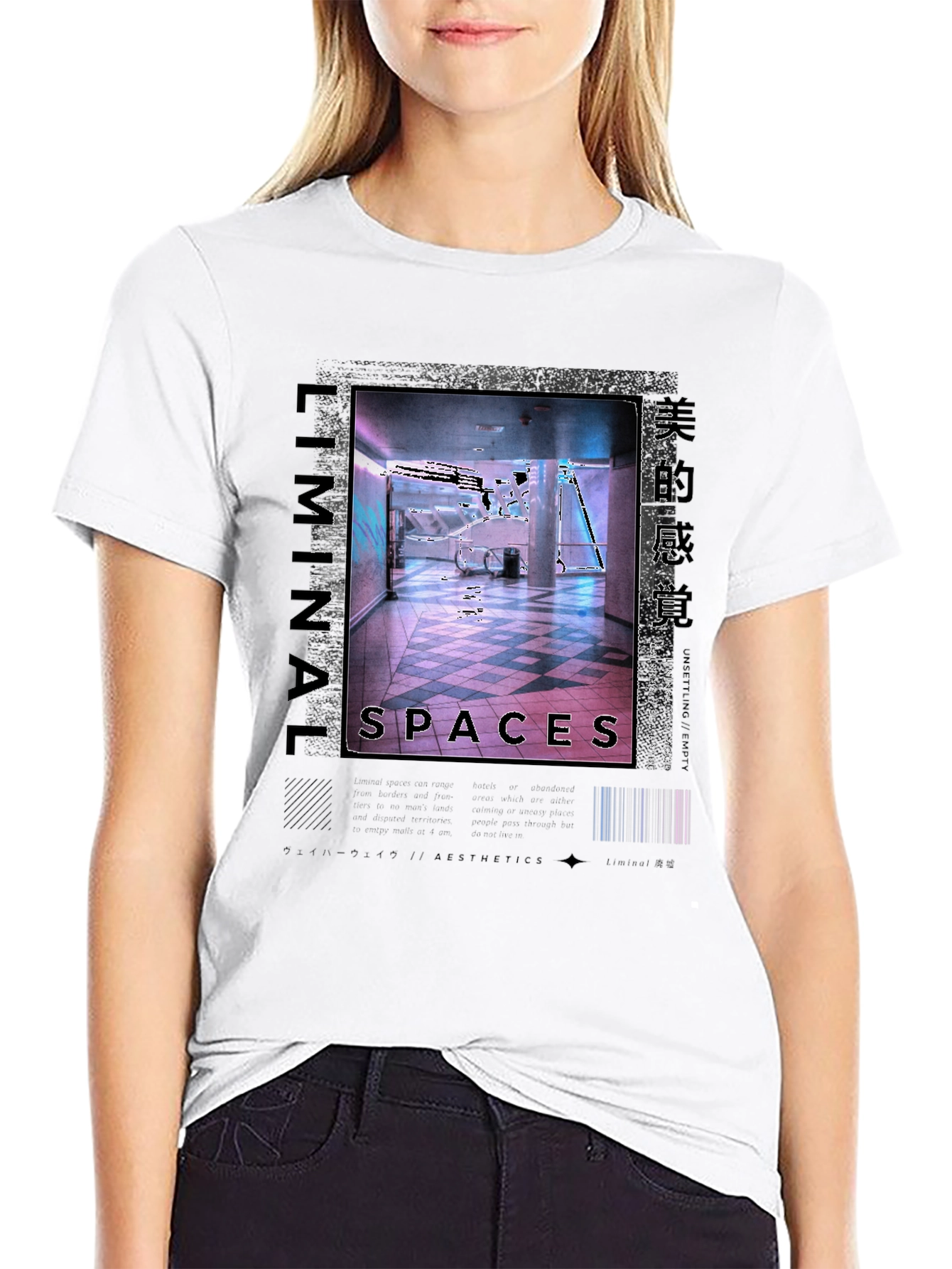 Black Liminal Spaces Graphic Tee - Black Urban Style view 9