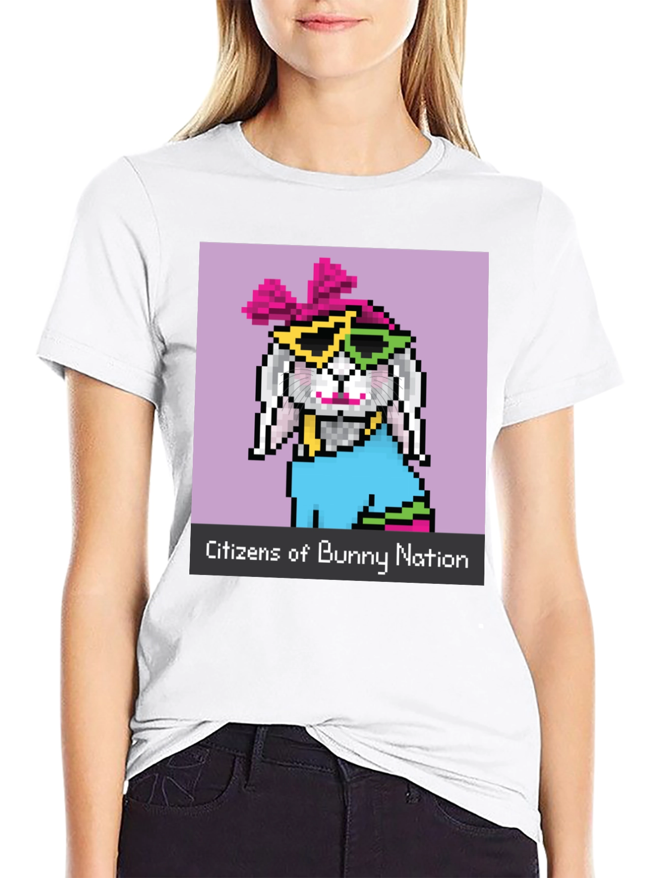 Black Citizens of Bunny Nation Graphic Tee view 9