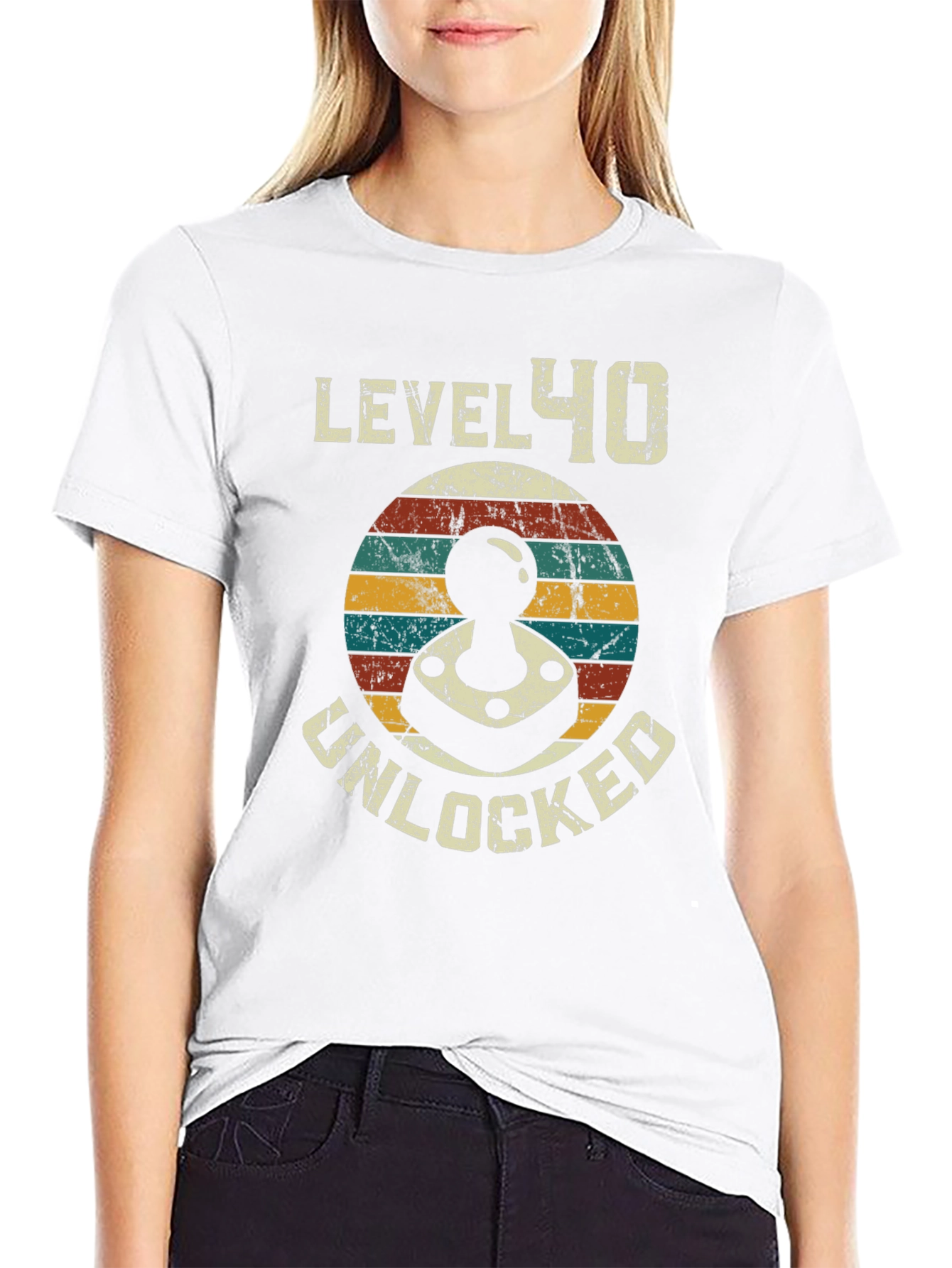 Black Level 40 Unlocked Black Graphic Tee view 9