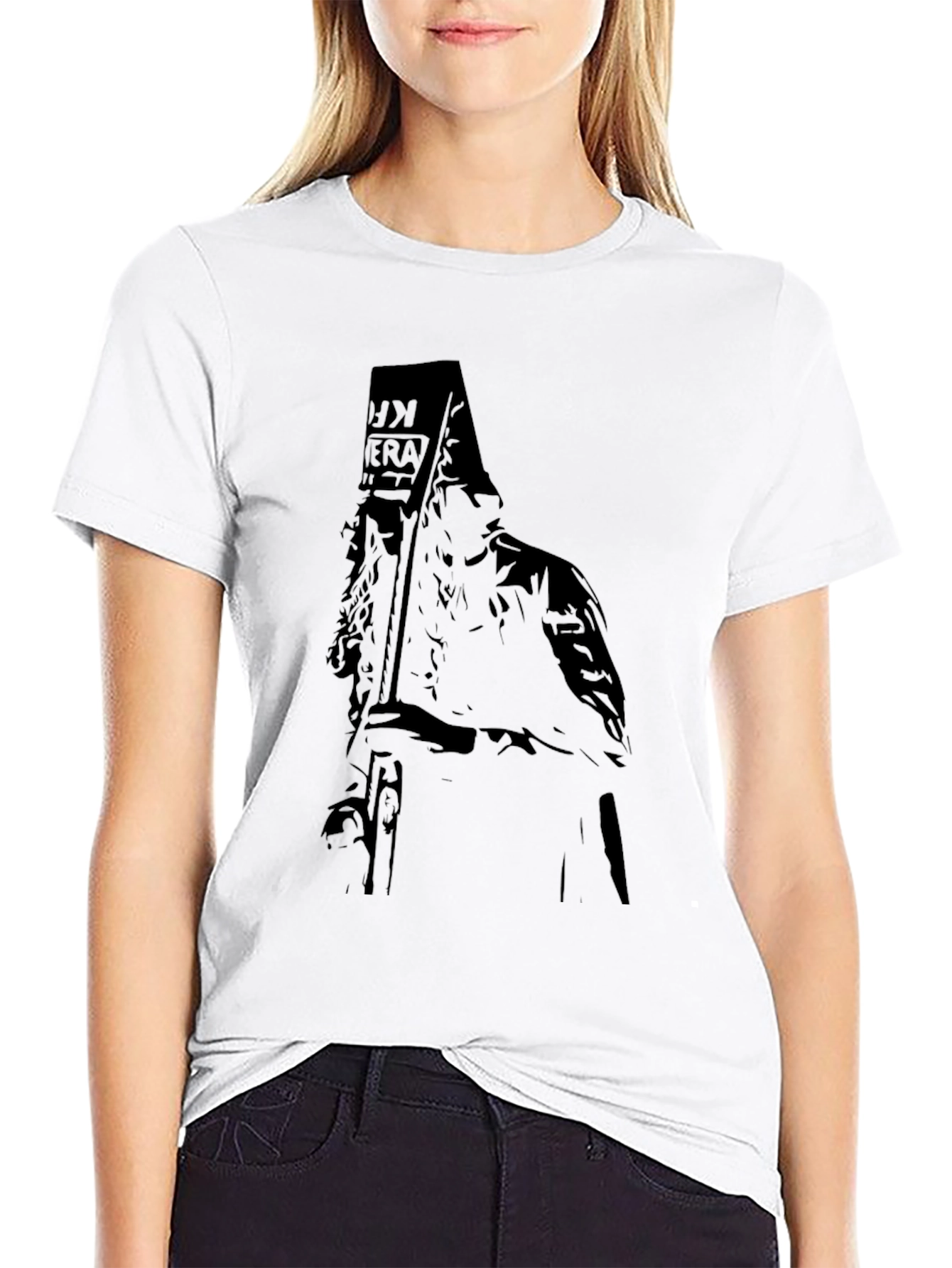 Black Statement Graphic Tee - Black view 9