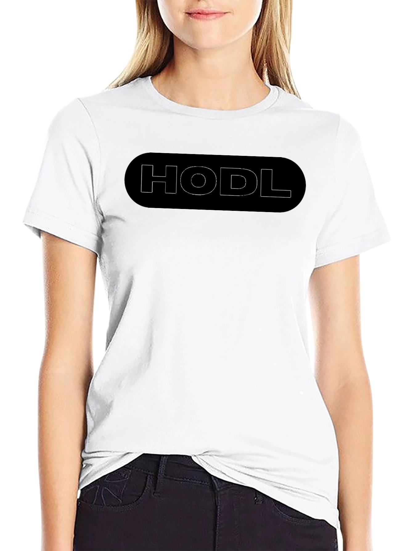 Black HODL Crypto T-Shirt - Black view 9
