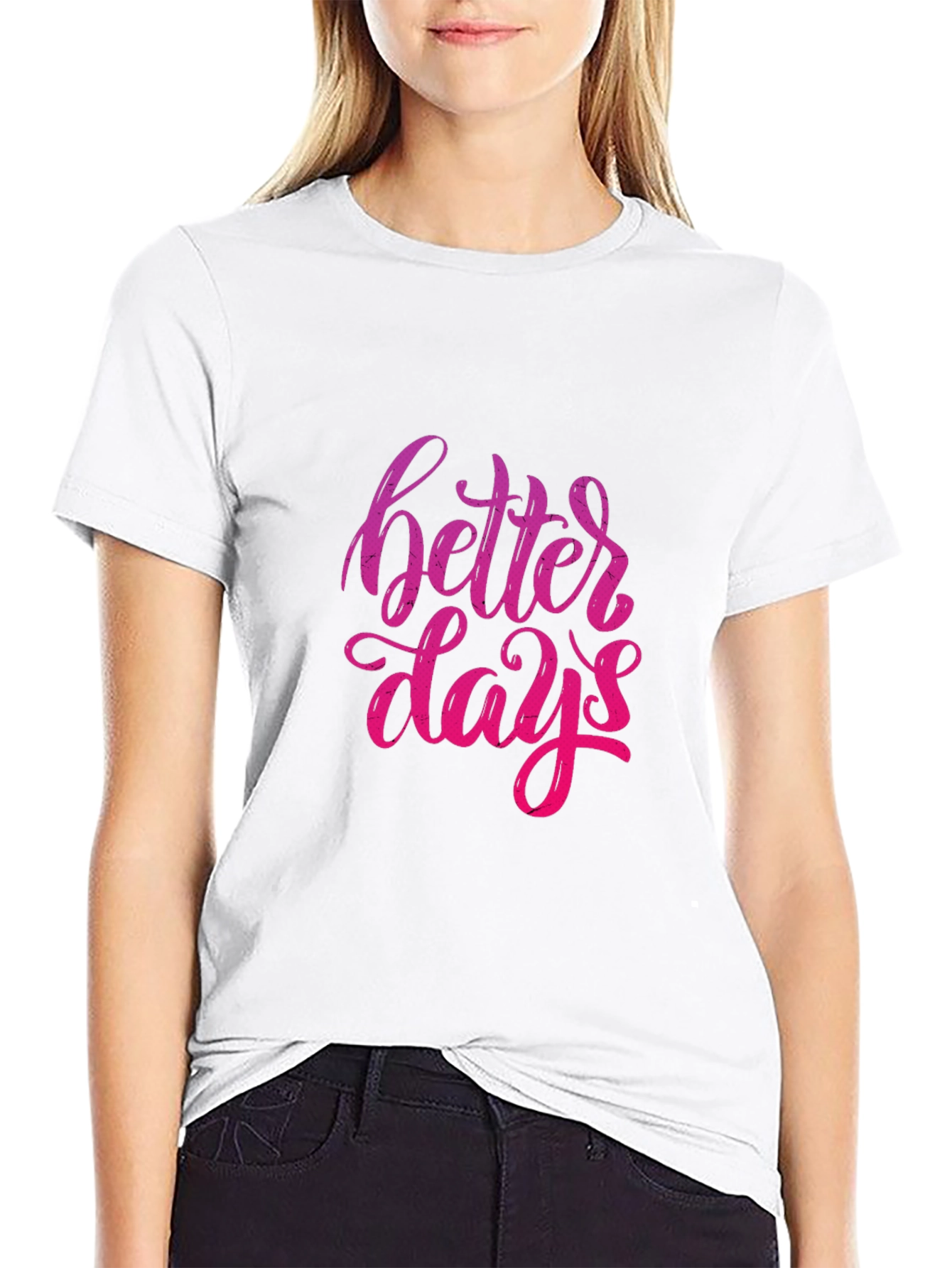 Black Better Days Graphic Tee - Stylish Comfort view 9