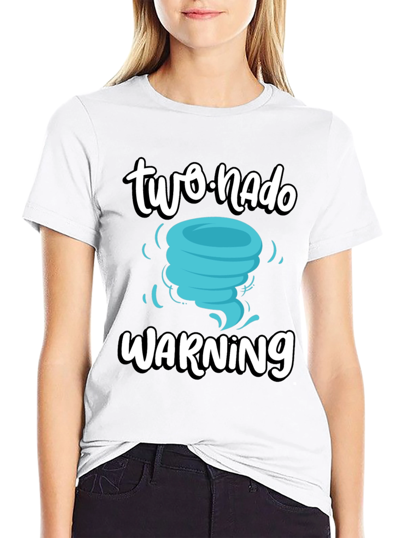 Black Two-nado Warning T-Shirt view 9