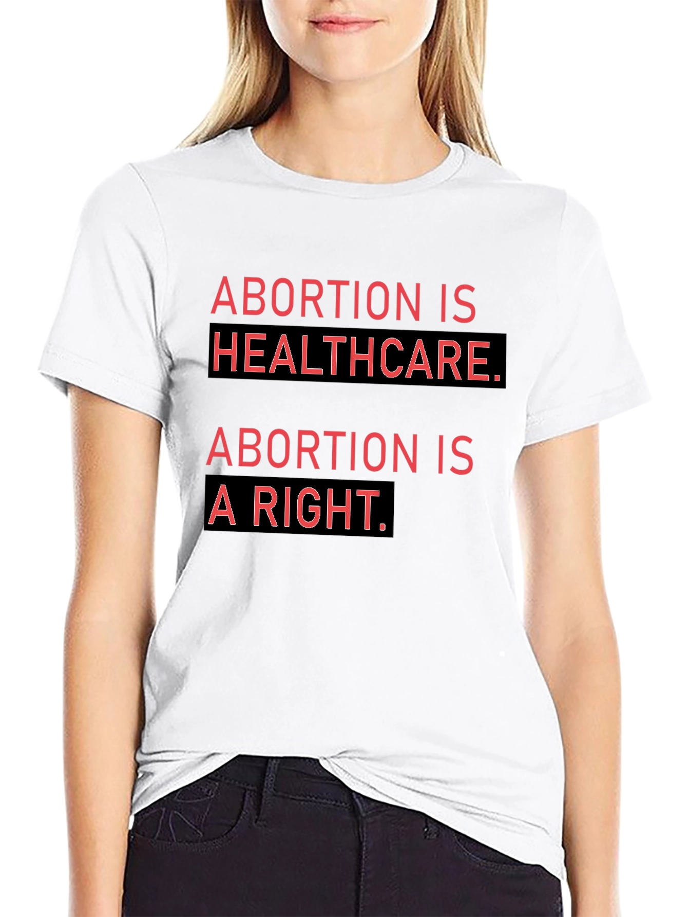 Black Abortion is Healthcare T-Shirt Pro Choice Activist Tee view 9