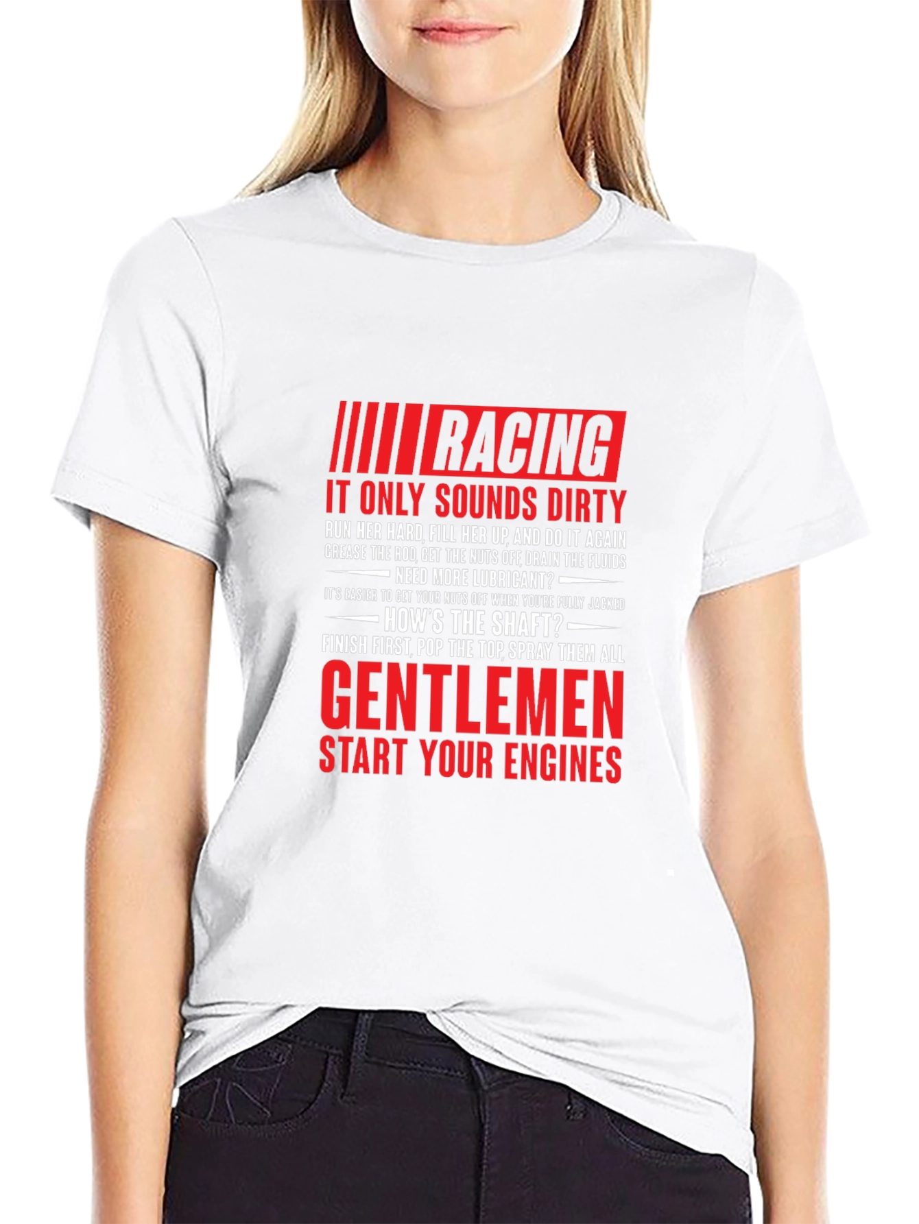Black Racing Dirty Sounding T-Shirt view 9