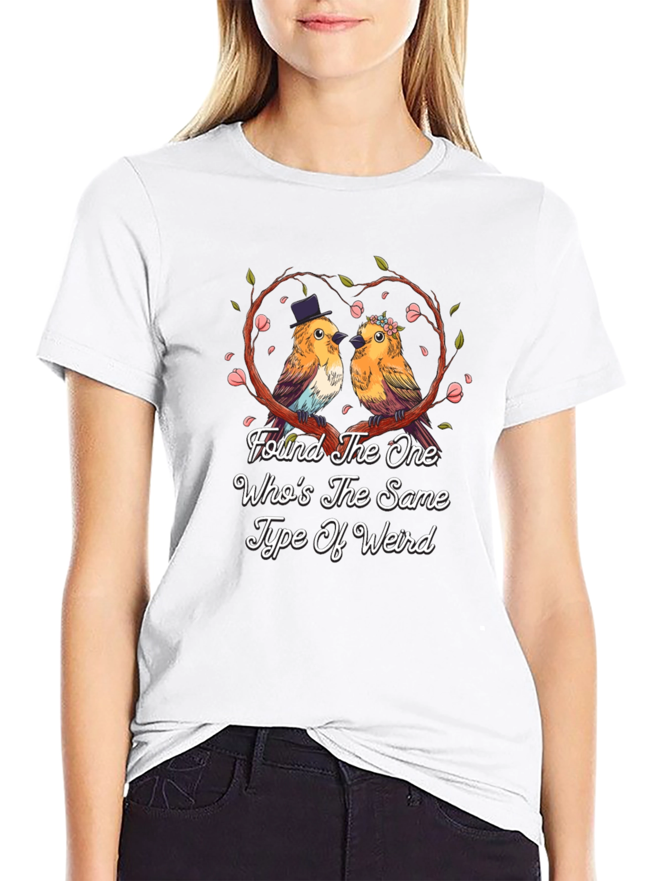 Black Found The One Bird Lover T-Shirt view 9