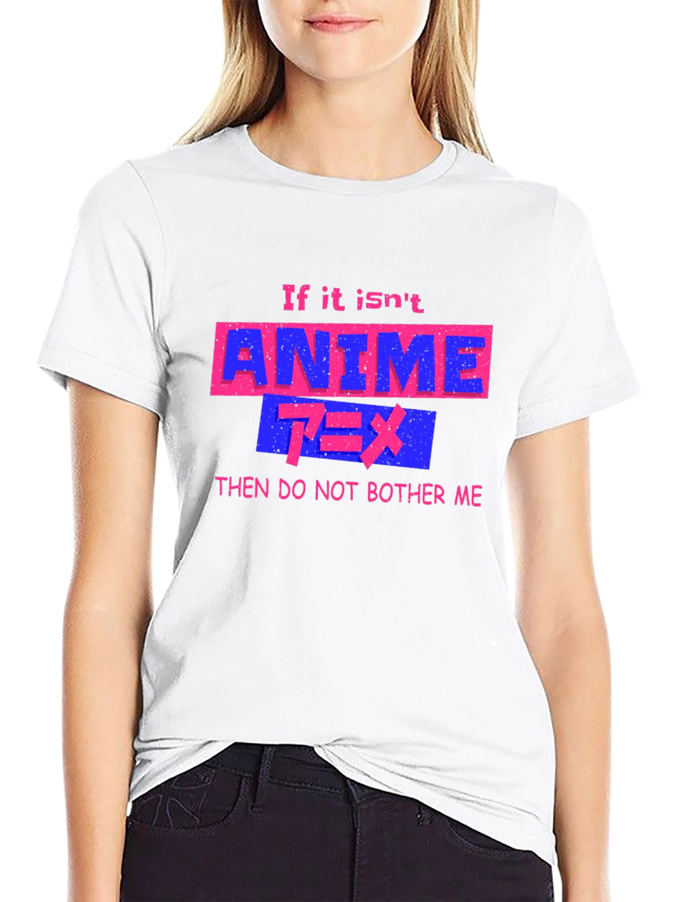 Black Anime Lover's Graphic T-Shirt - "Do Not Bother Me" view 9