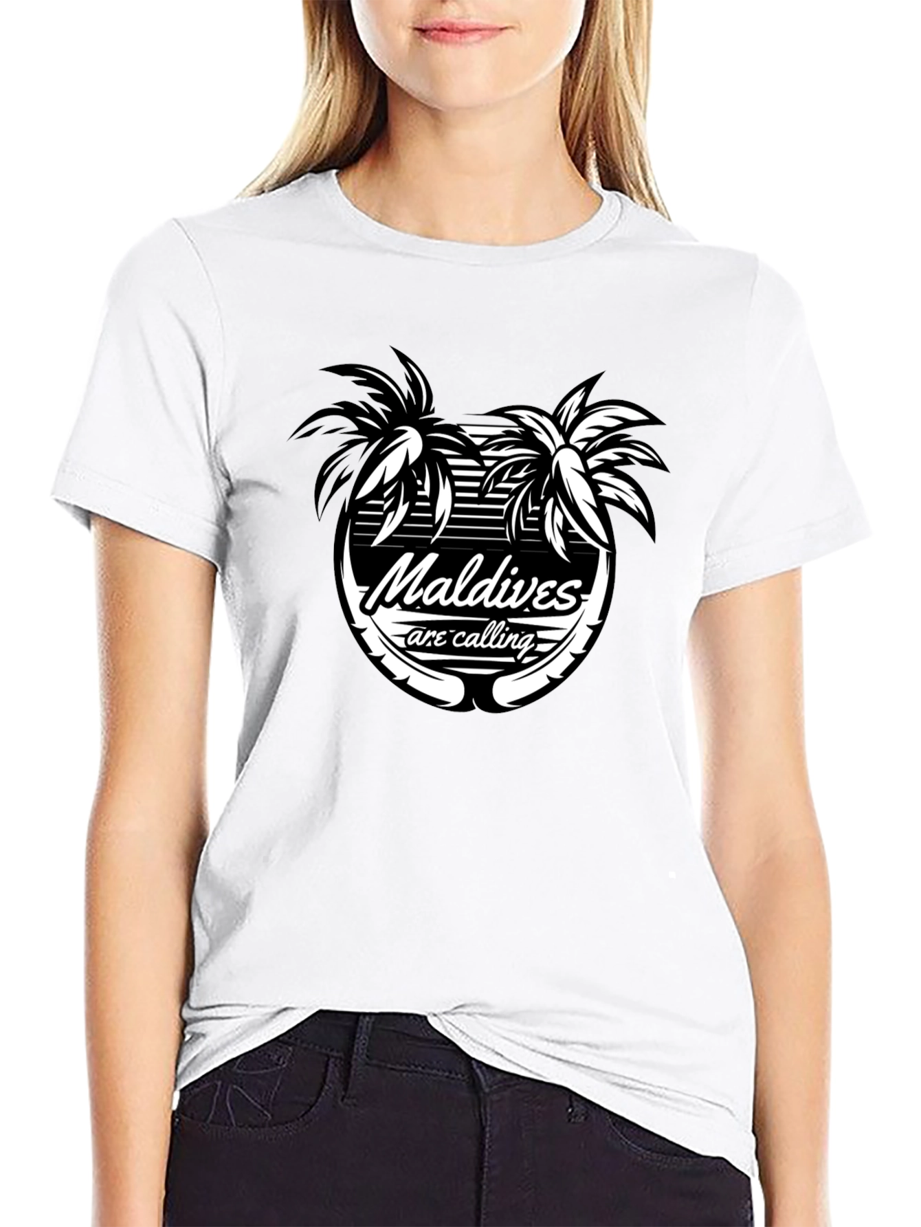 Maldives Are Calling Black T-Shirt - 9